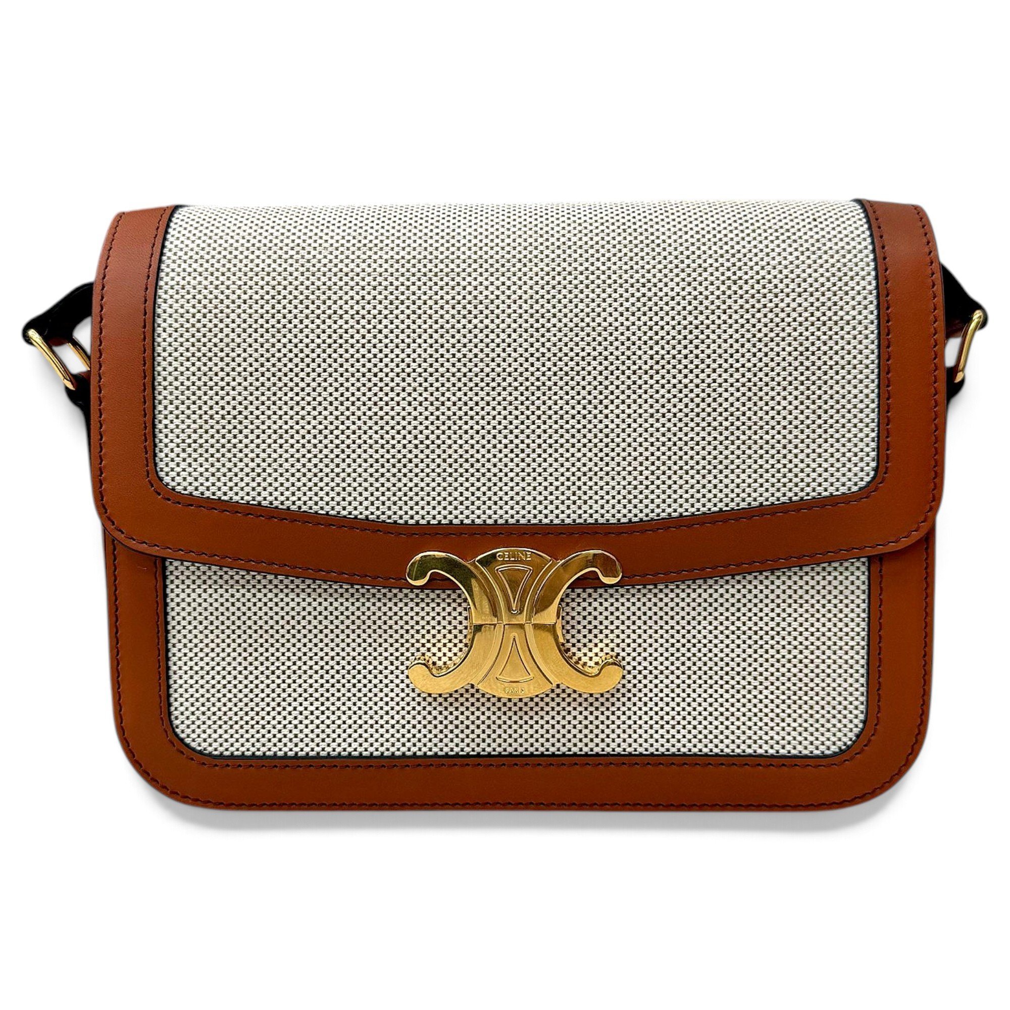 Triomphe cloth handbag