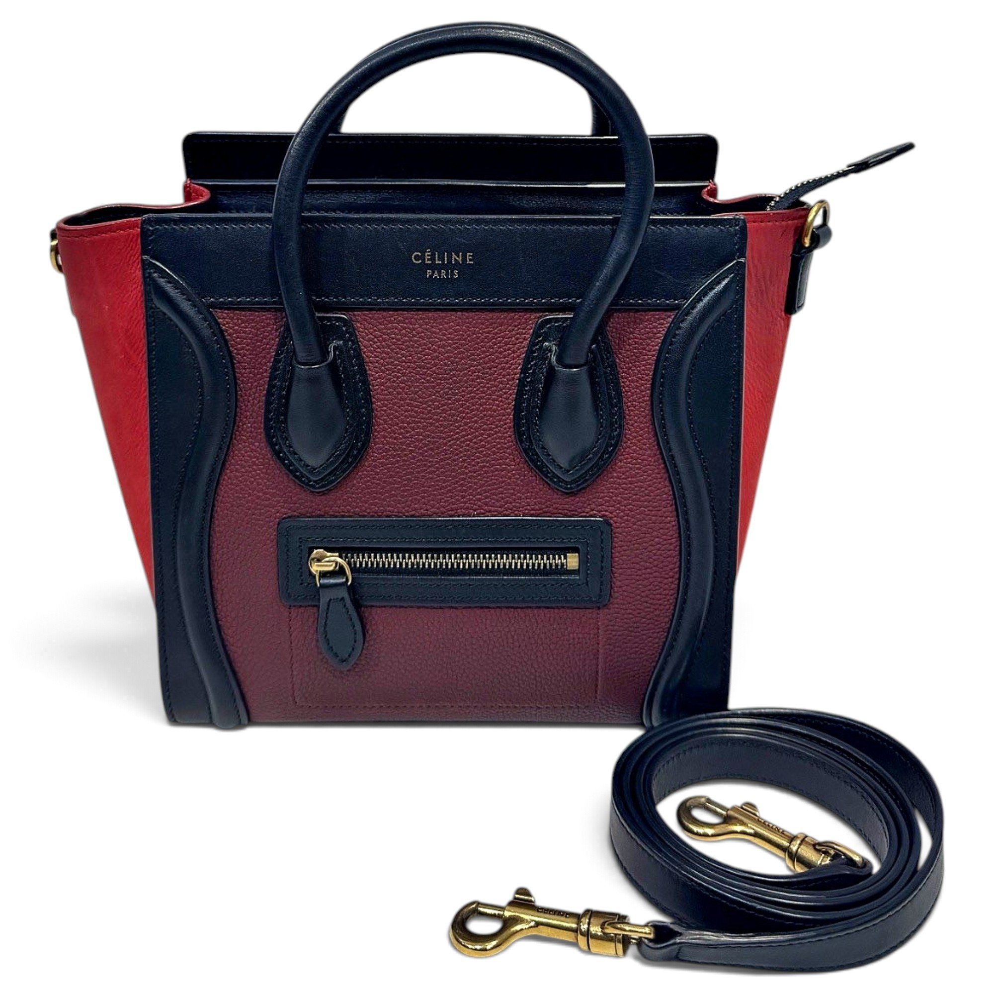 Nano Luggage leather handbag