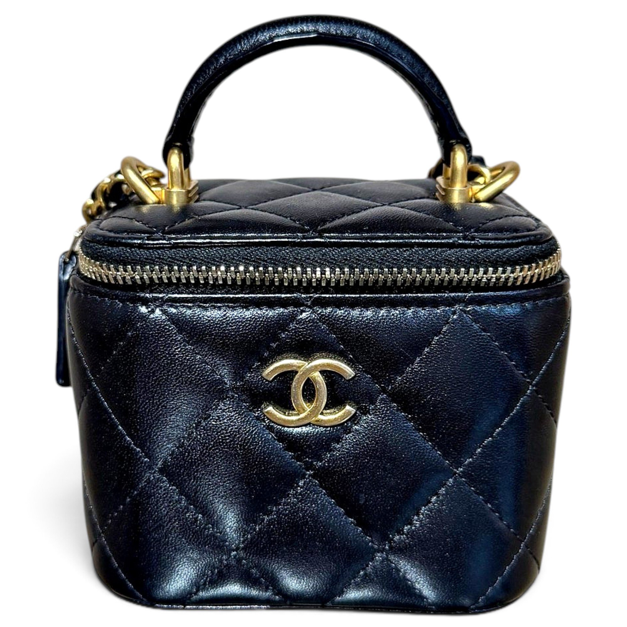 Vanity leather mini bag