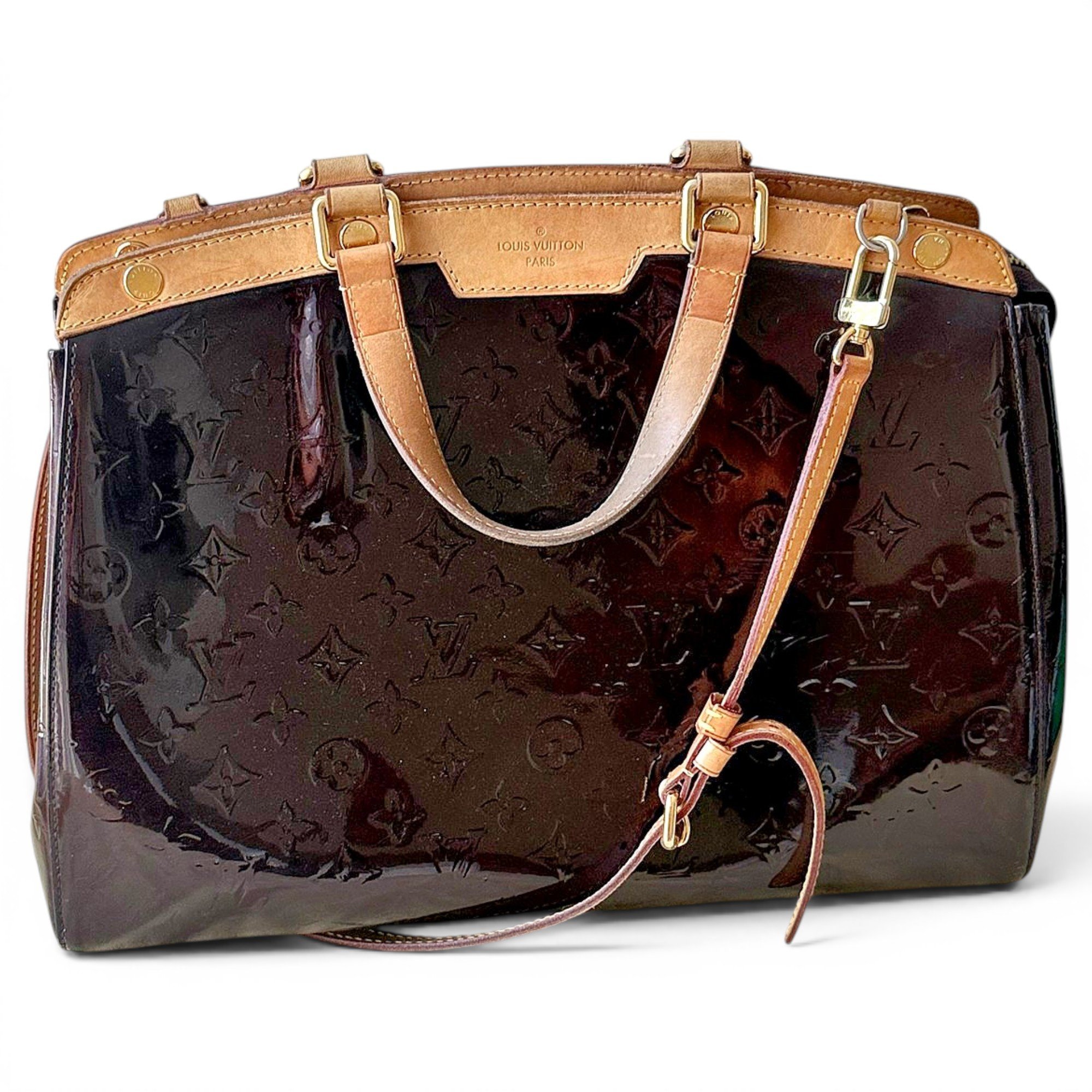 Bréa patent leather tote