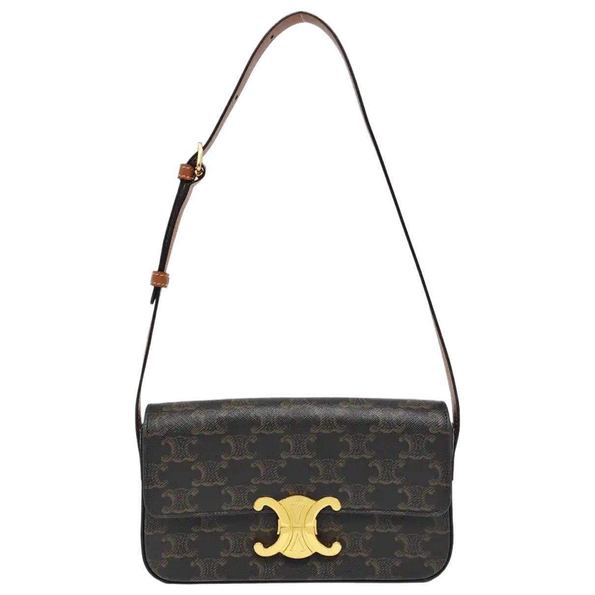 Triomphe leather handbag