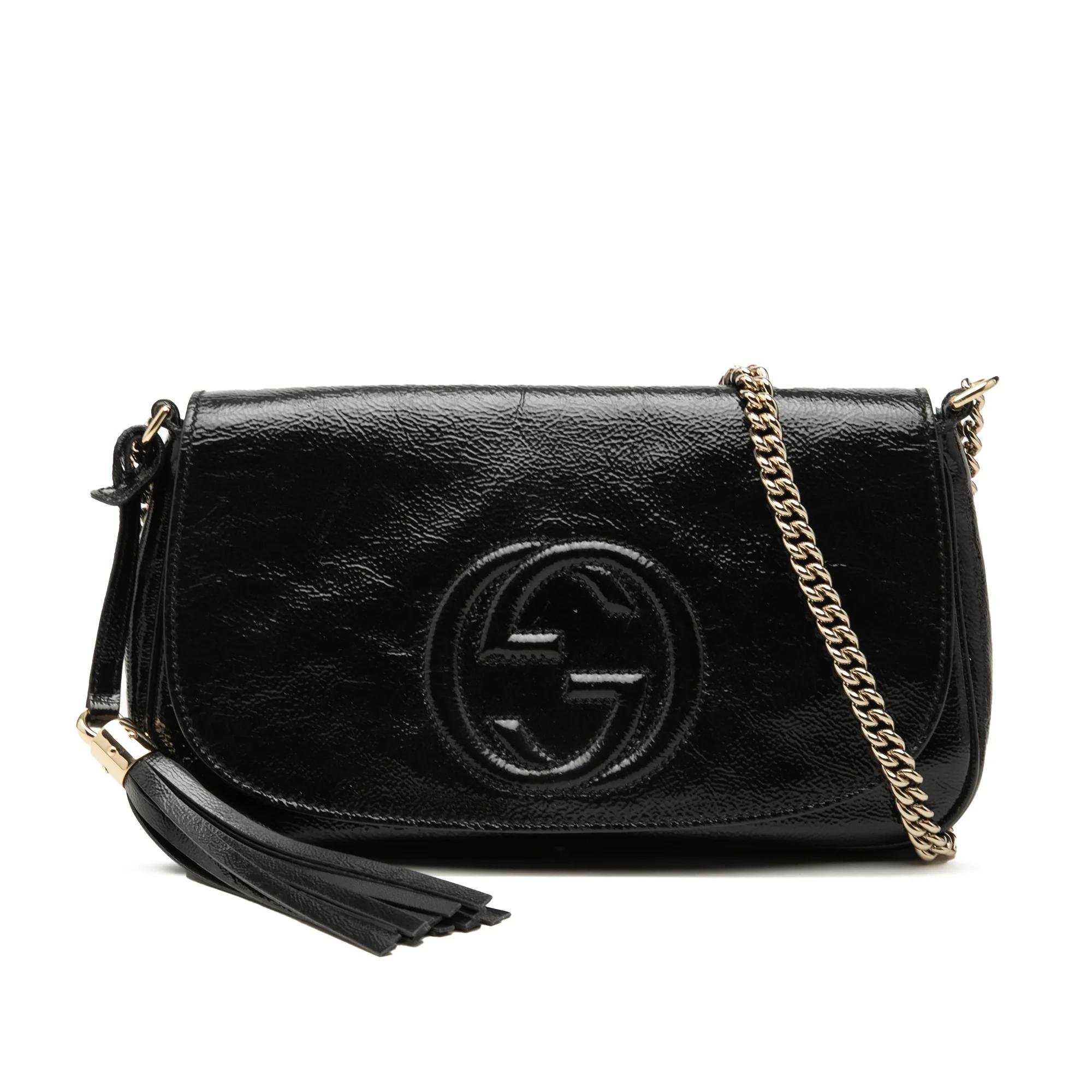 Soho Chain patent leather bag