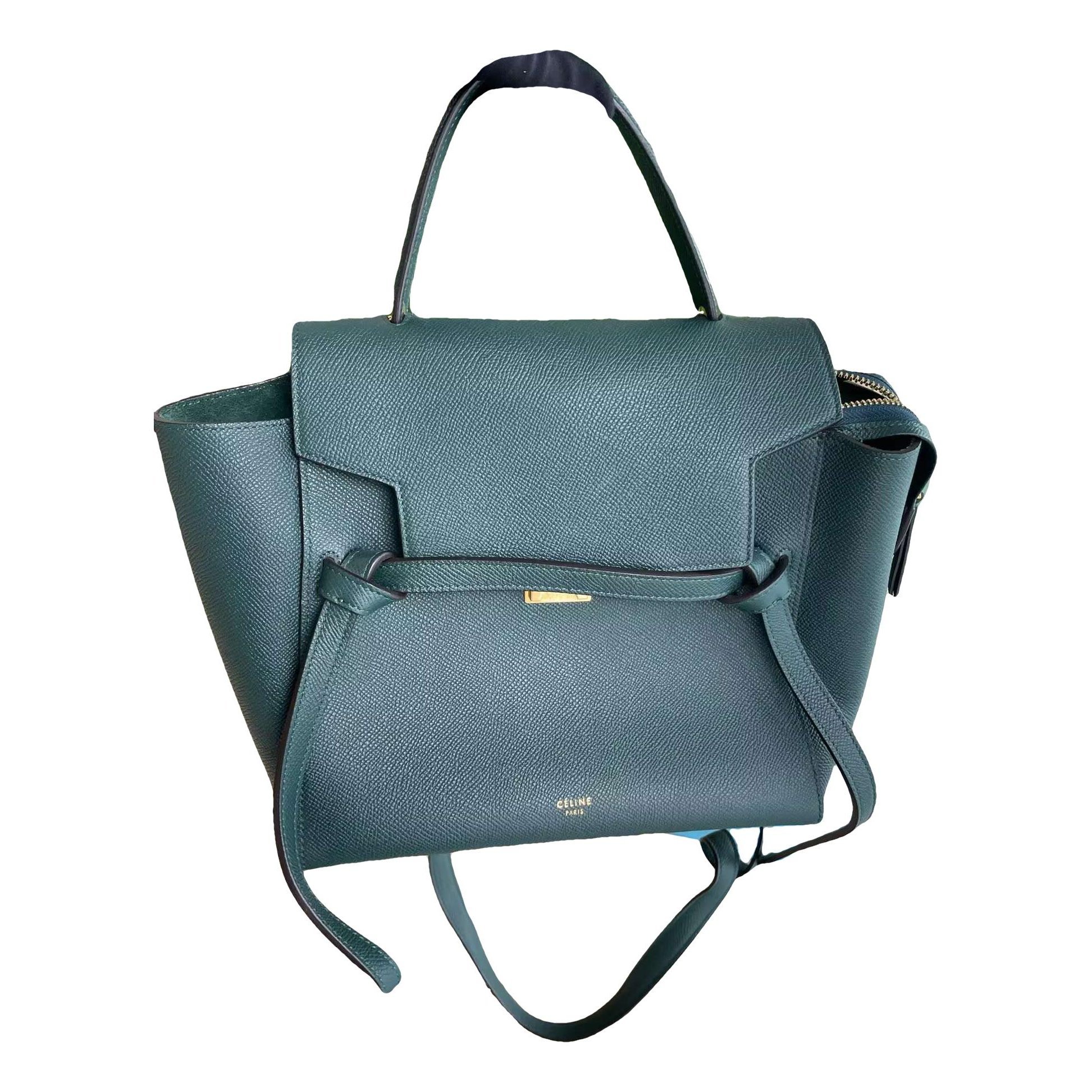 Belt leather handbag