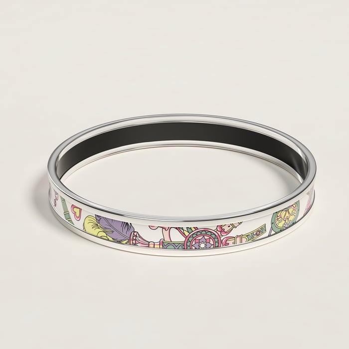 Jasmin Harnais De Coeur Bangle