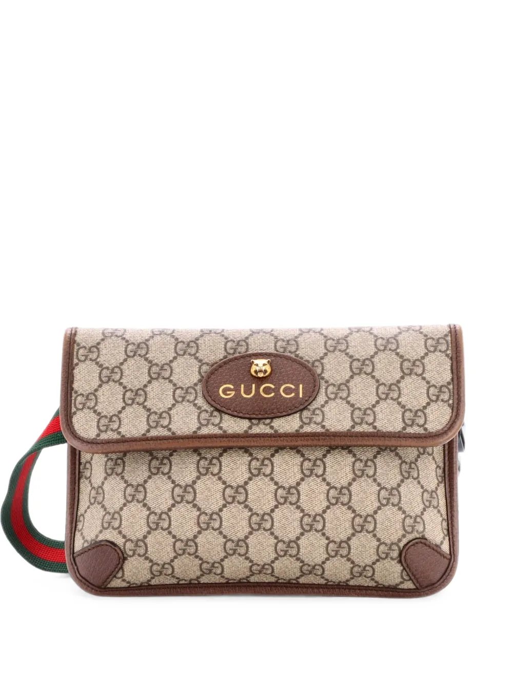 Neo Vintage Flap GG Coated Canvas belt bag