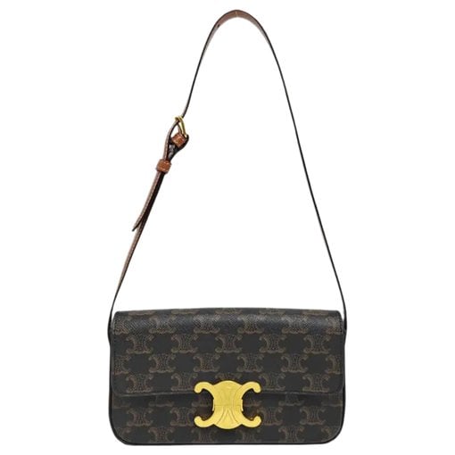 Triomphe leather handbag