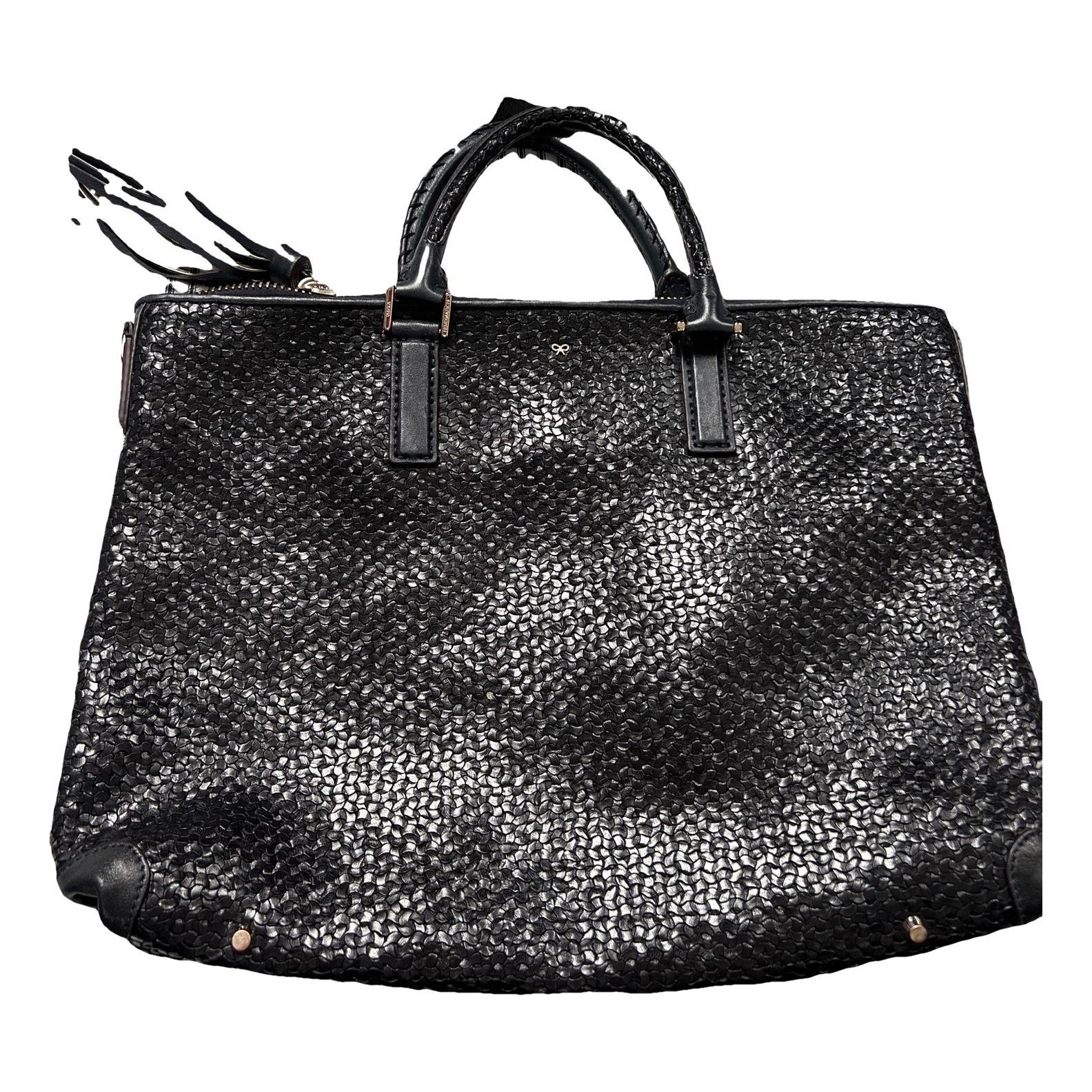 Leather tote