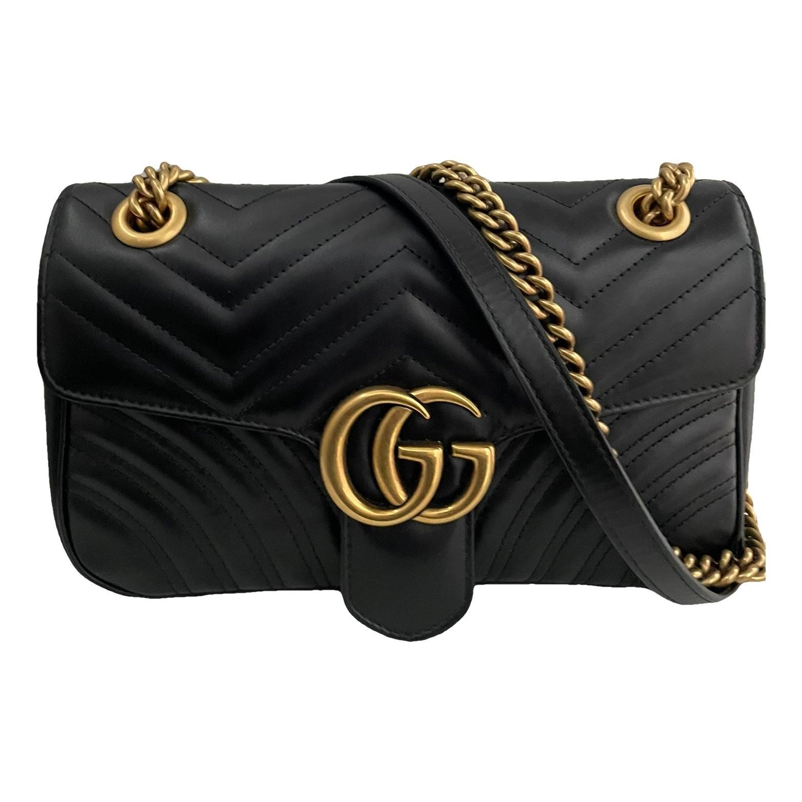 GG Marmont Flap leather handbag