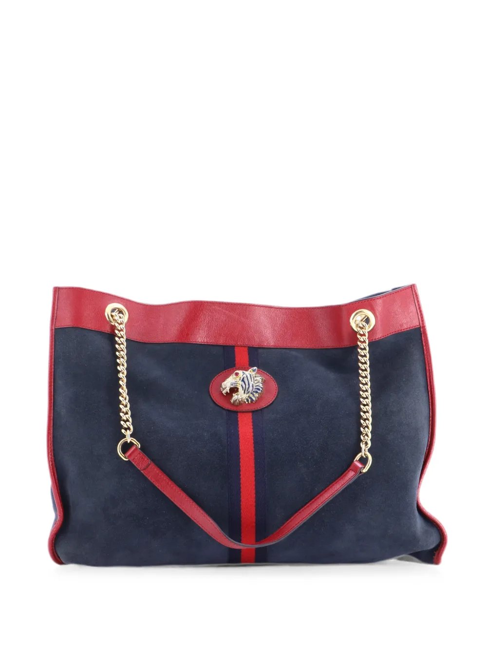Rajah Chain Suede Large tote bag