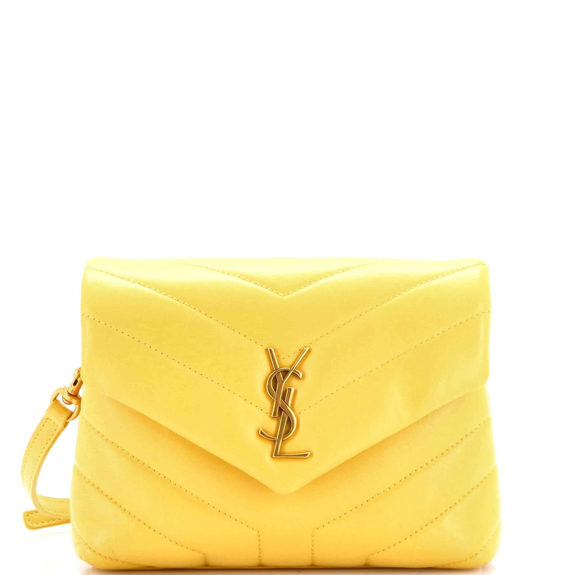 Loulou Shoulder Bag Matelasse Chevron Leather Toy
