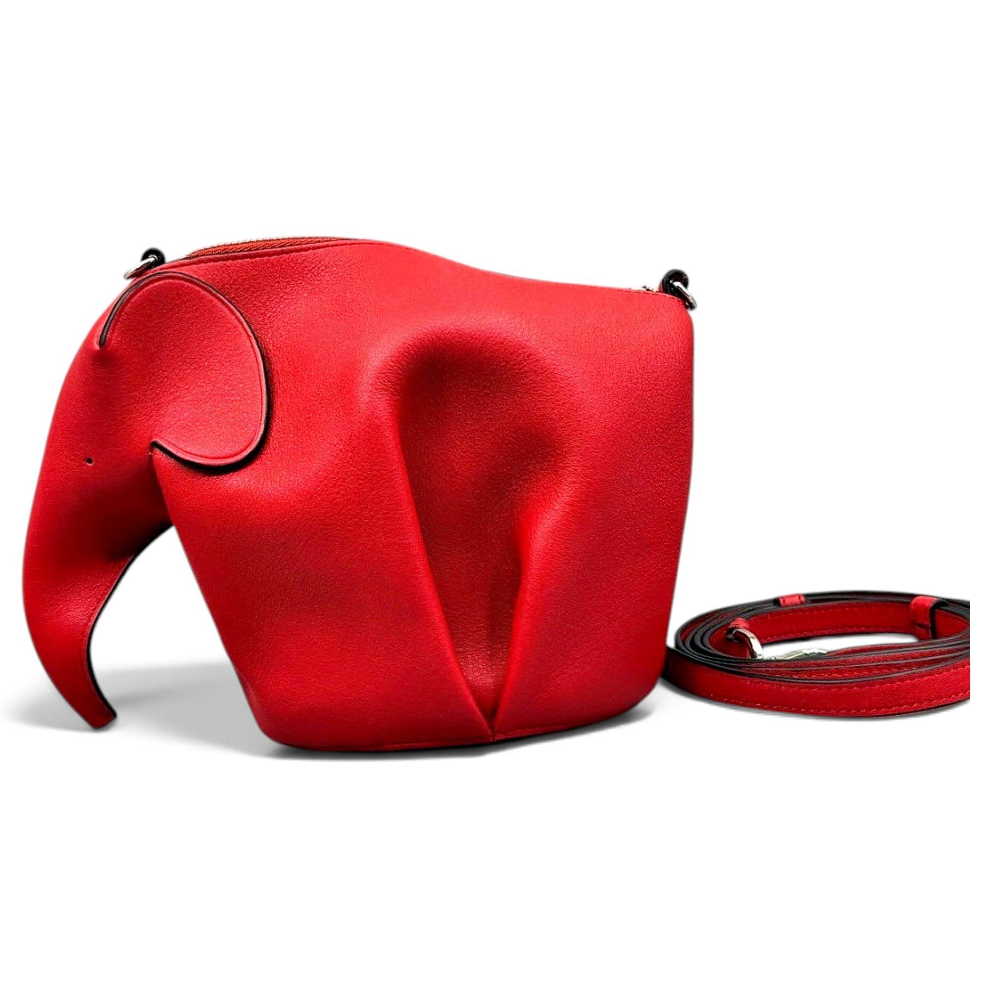 Animals leather handbag