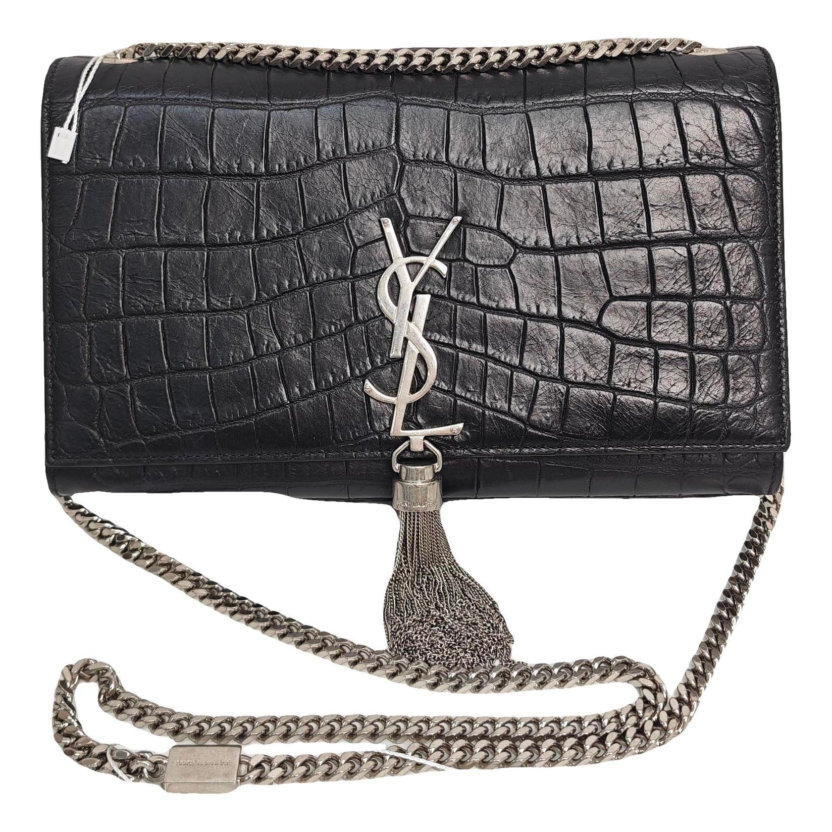 Pompom Kate leather handbag