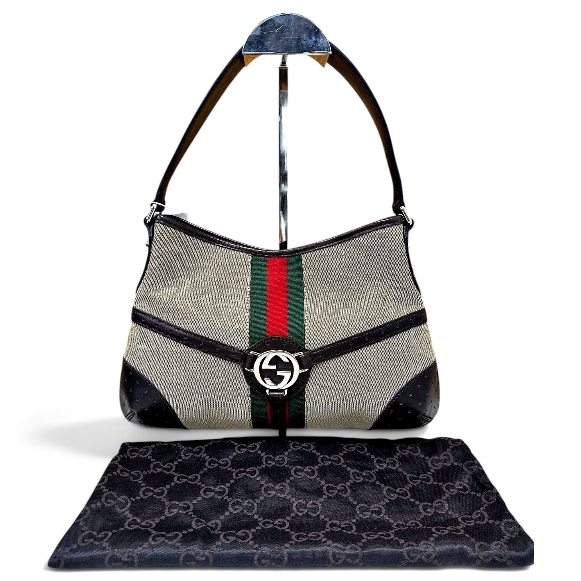 Ophidia Hobo leather handbag