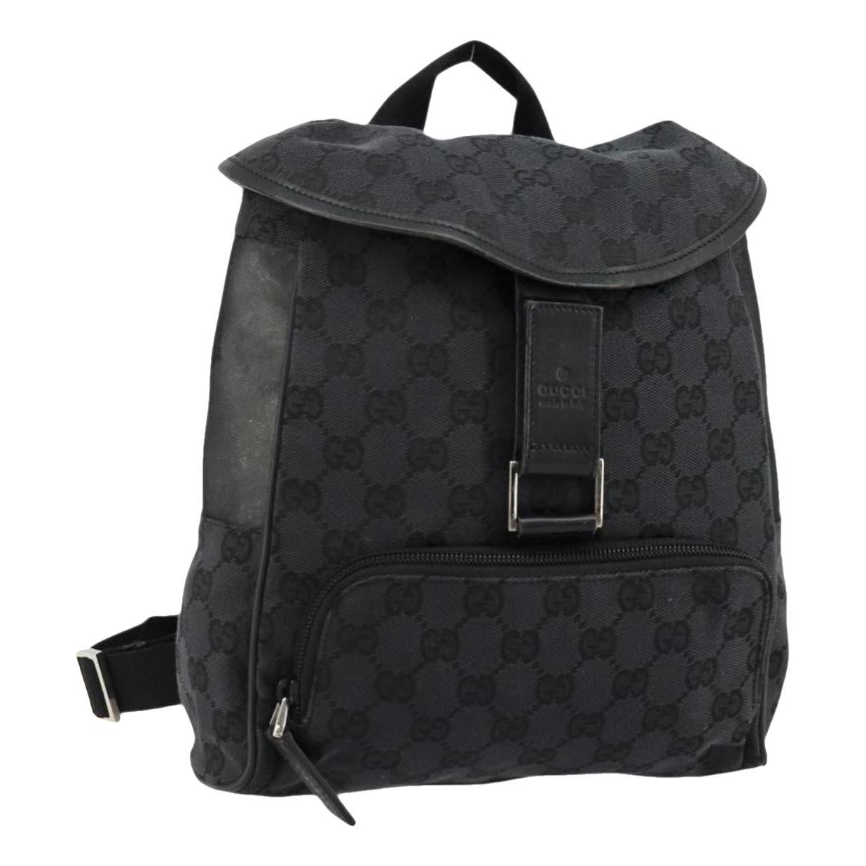Leather backpack
