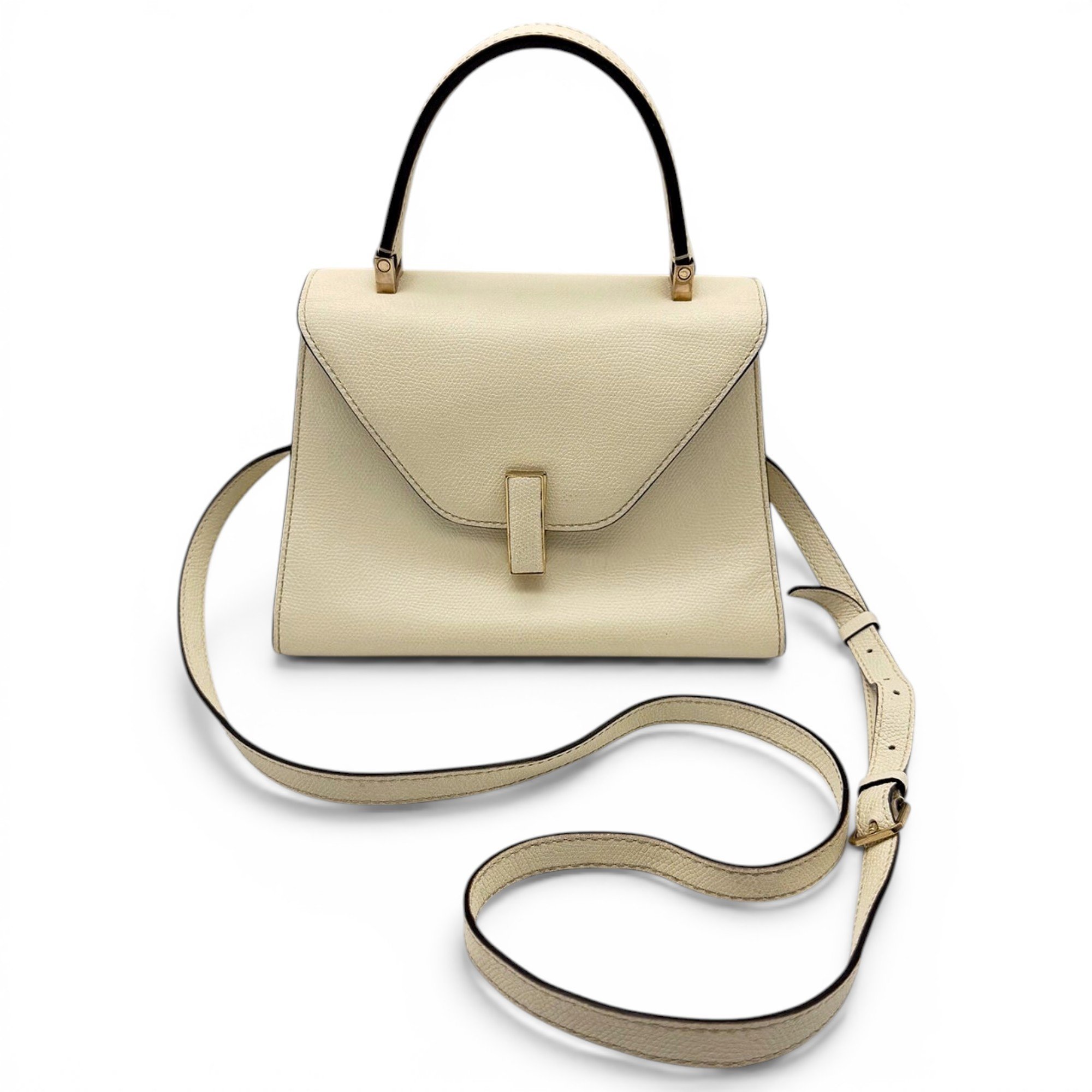 Iside leather handbag