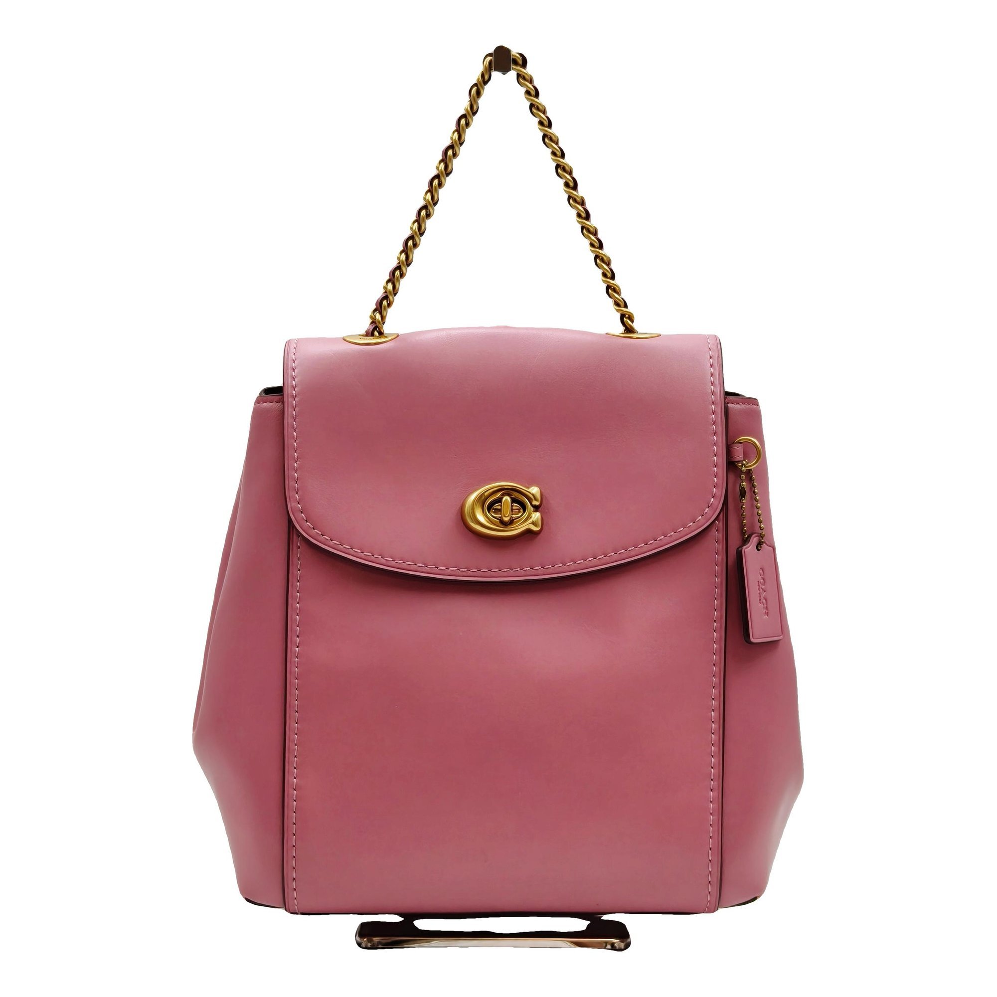Leather backpack