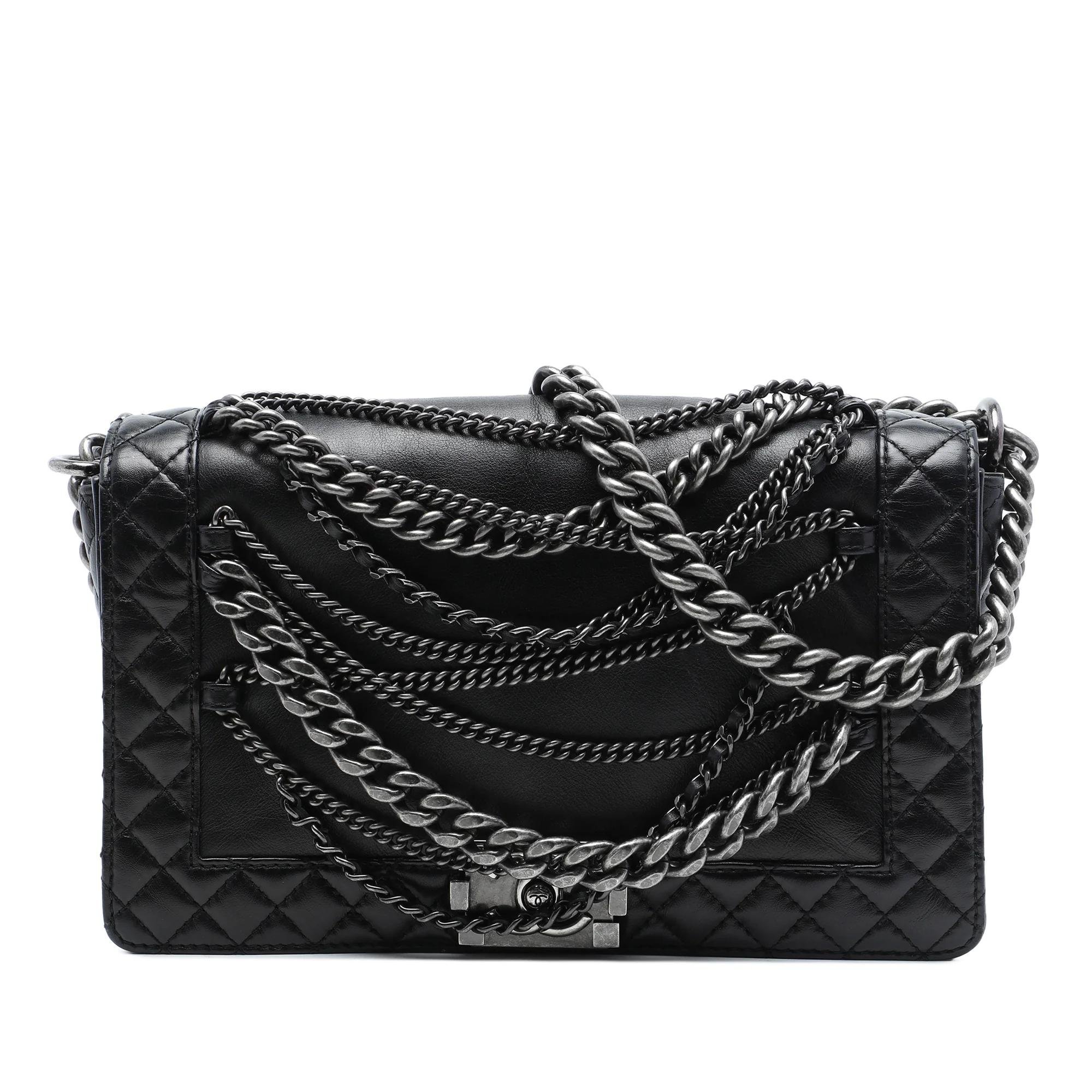 Boy leather crossbody bag