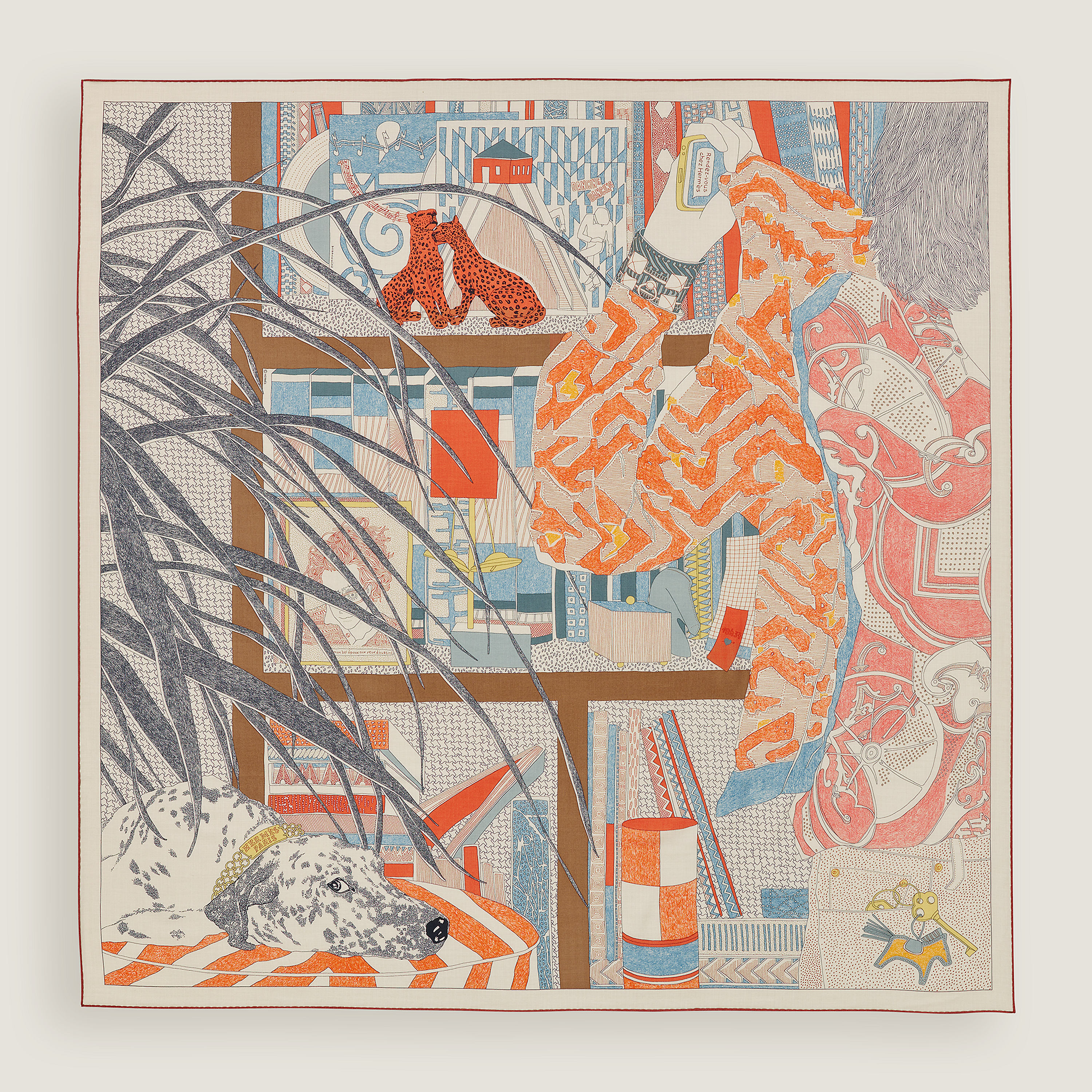 Rendez-Vous Chez Hermès 숄 140