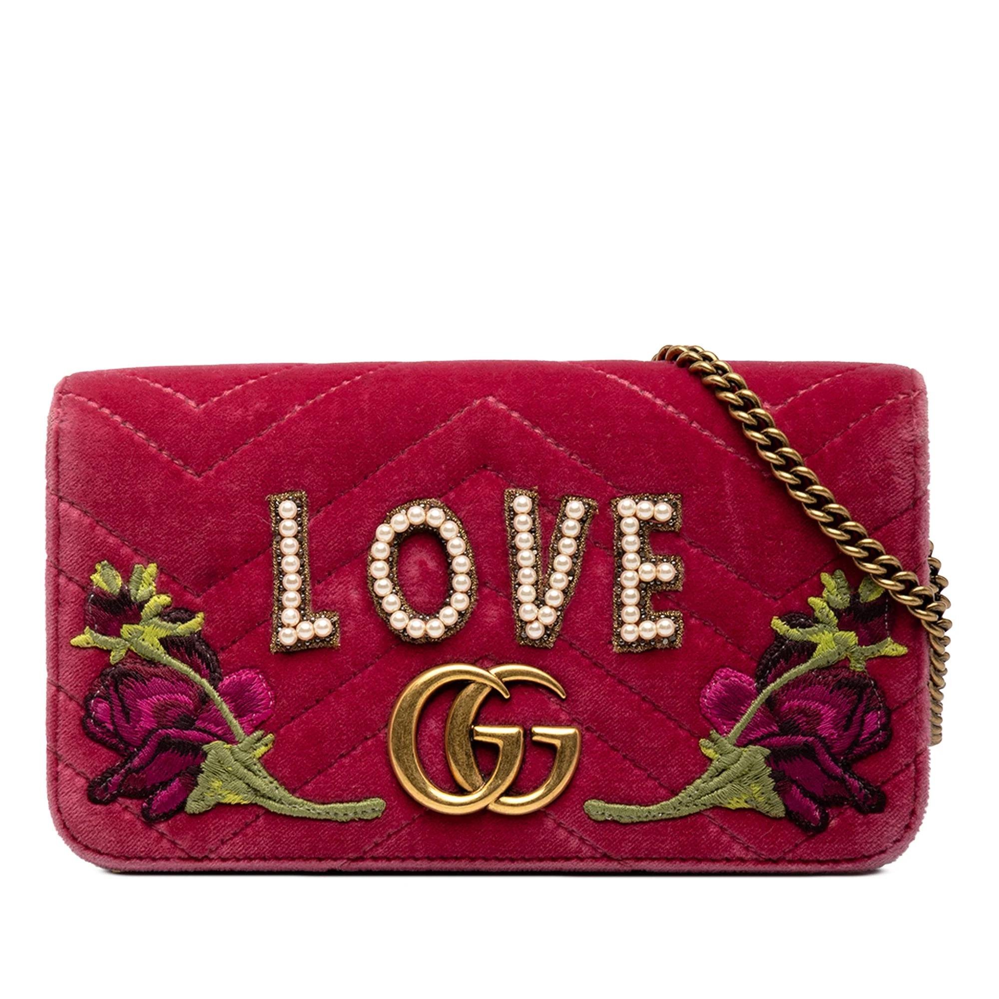 GG Marmont velvet handbag