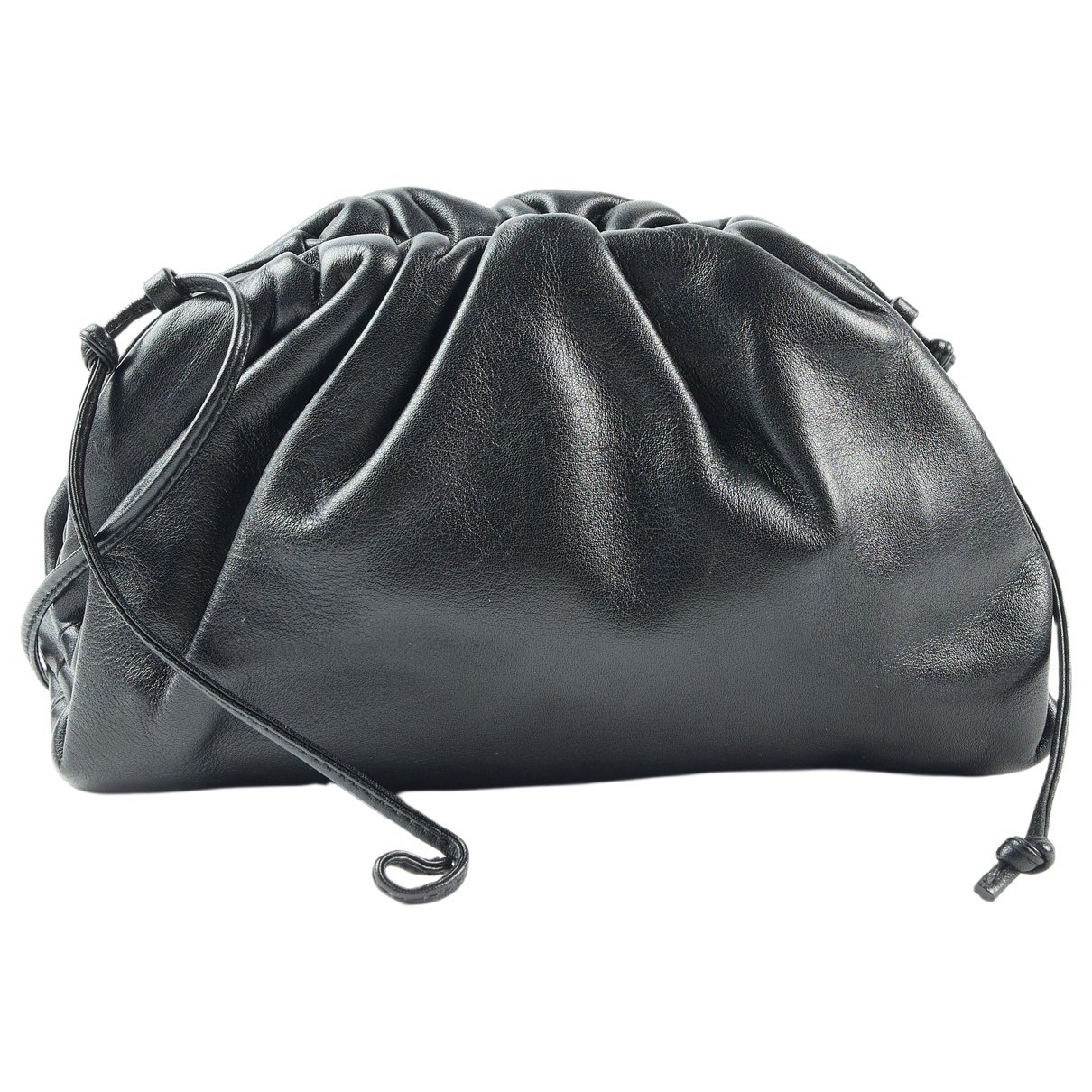 Pouch leather crossbody bag