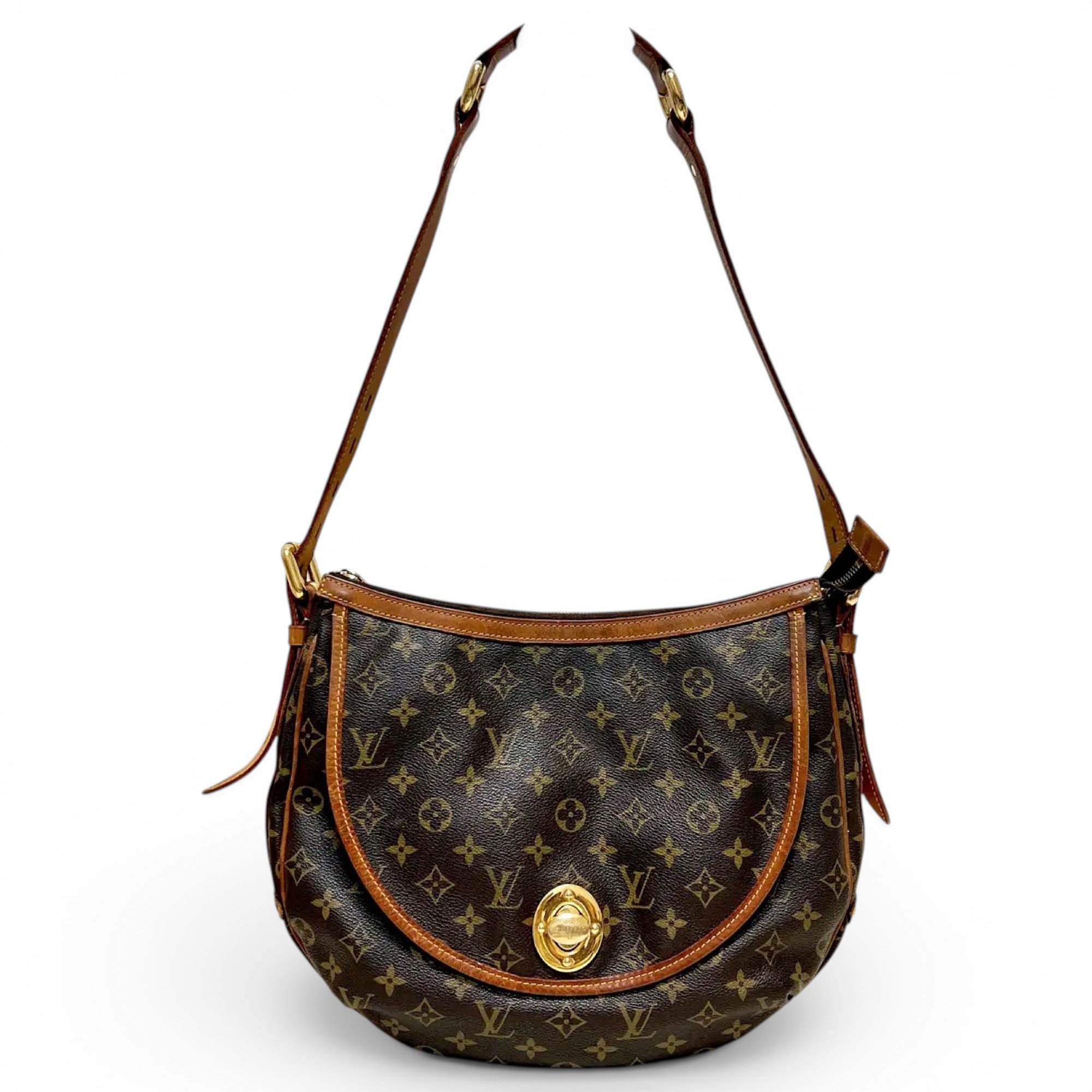 Croissant vinyl handbag