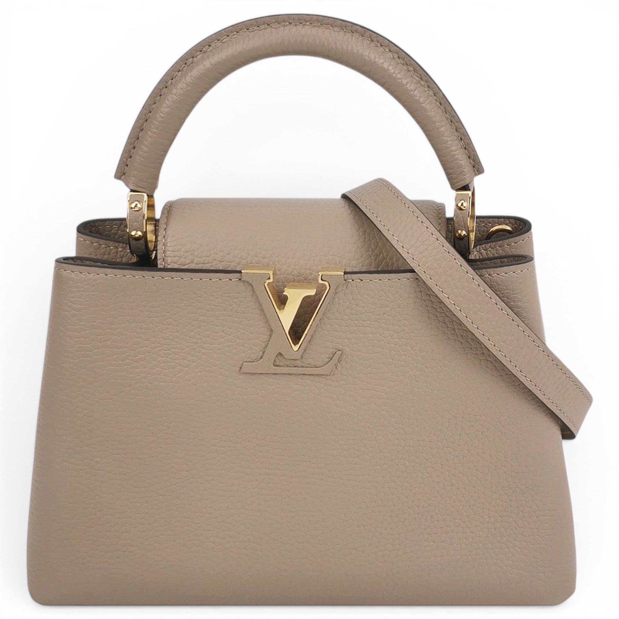 Capucines leather handbag