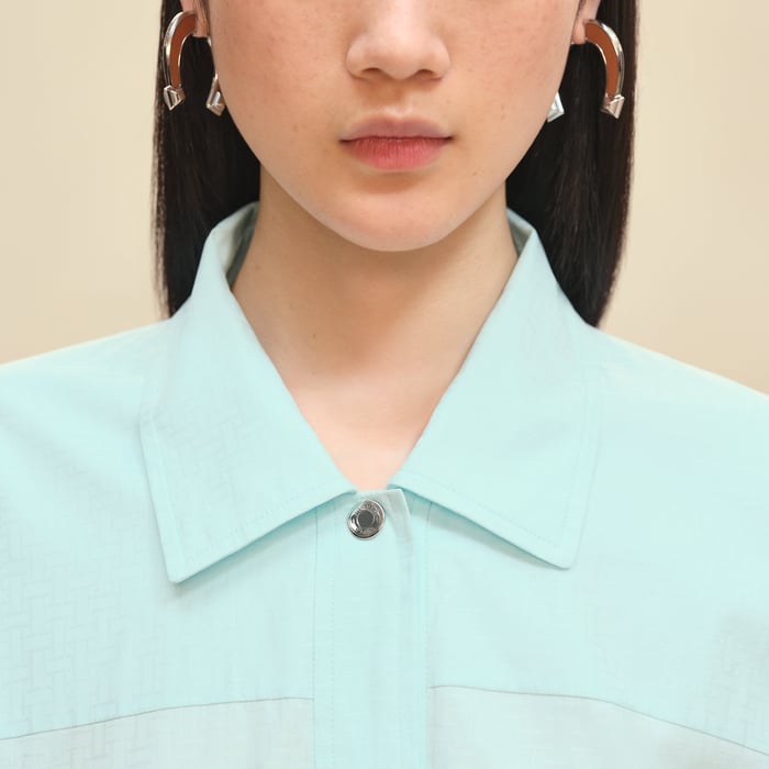 Vert Embrun "Mosaique" Shirt Dress