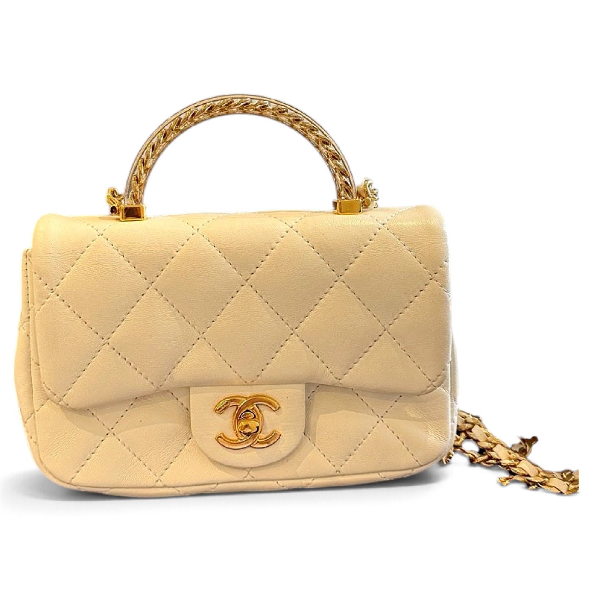 Coco Handle leather handbag
