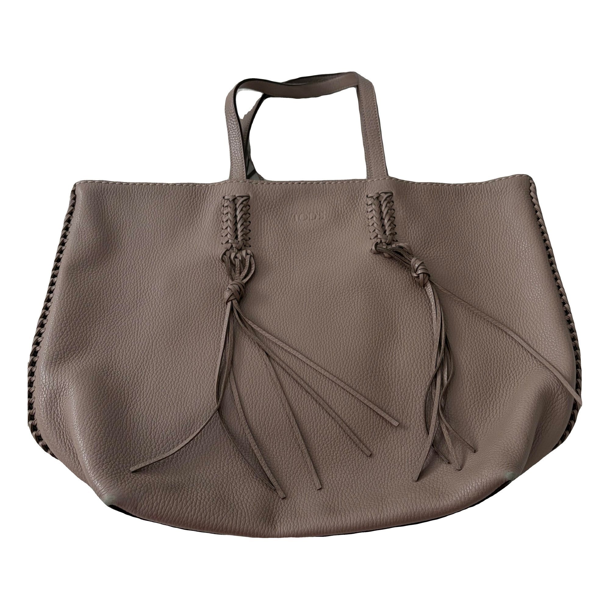 Leather tote