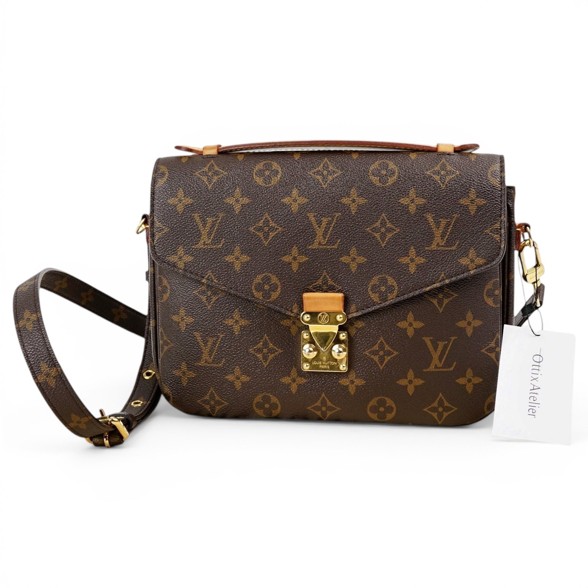 Metis leather handbag