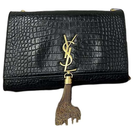 Pompom Kate leather handbag