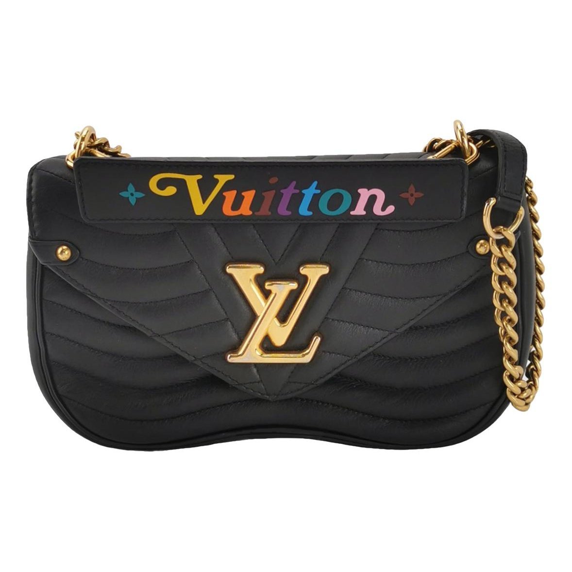 New Wave leather handbag