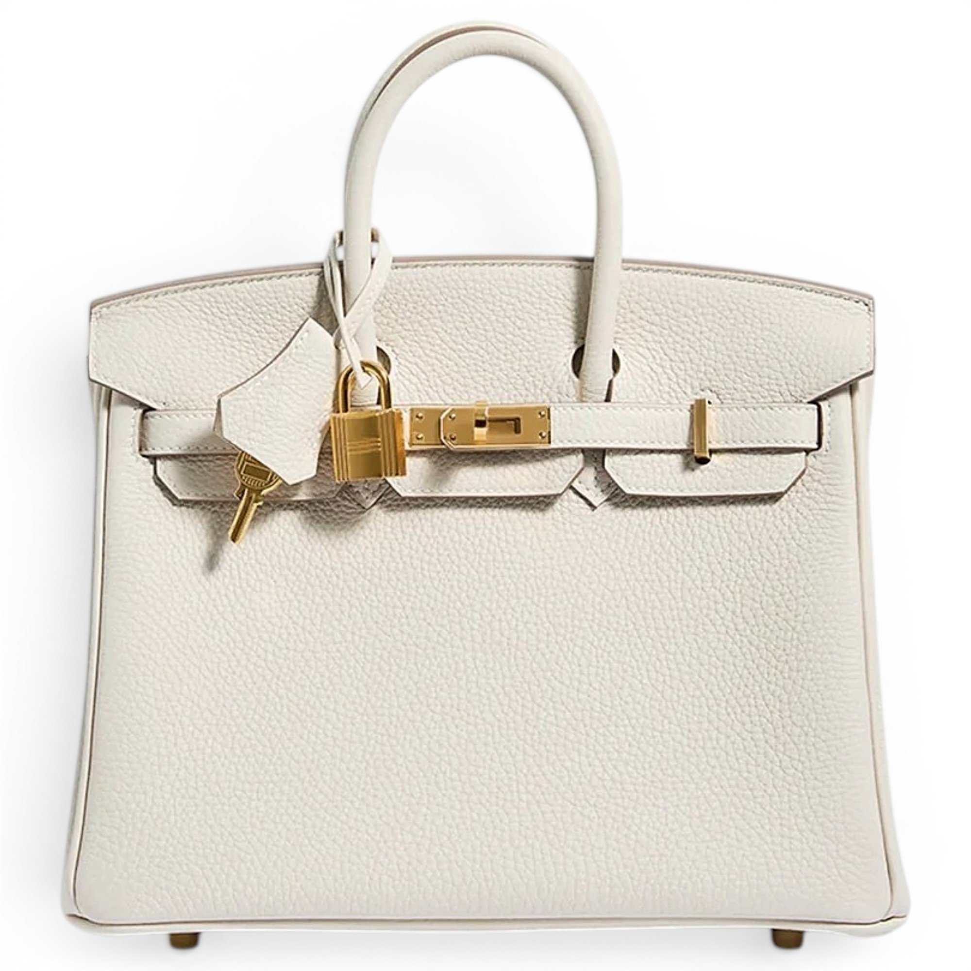 Birkin 25 leather handbag