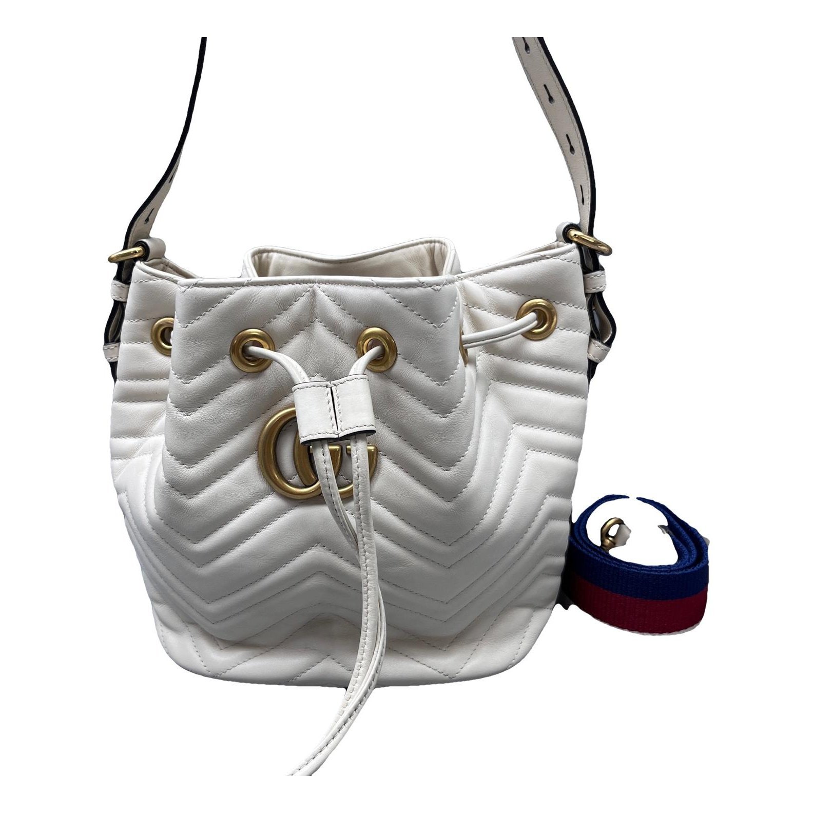 GG Marmont Bucket leather handbag