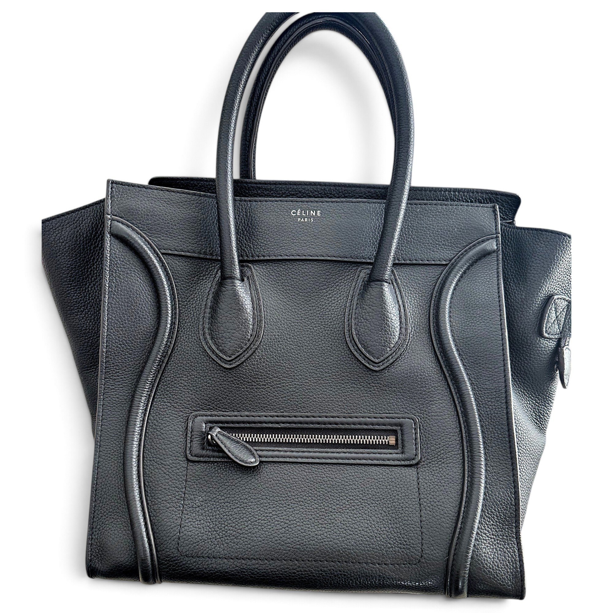 Luggage leather tote
