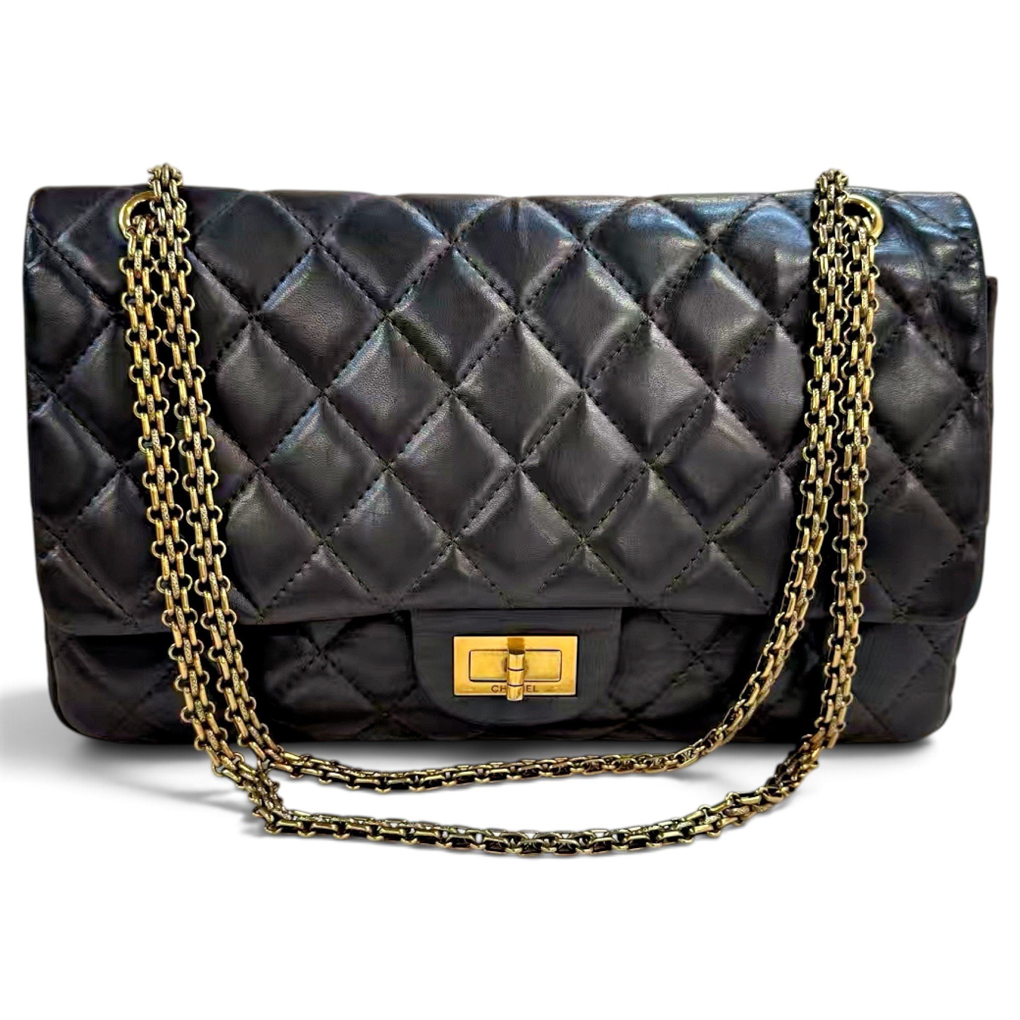 2.55 leather handbag