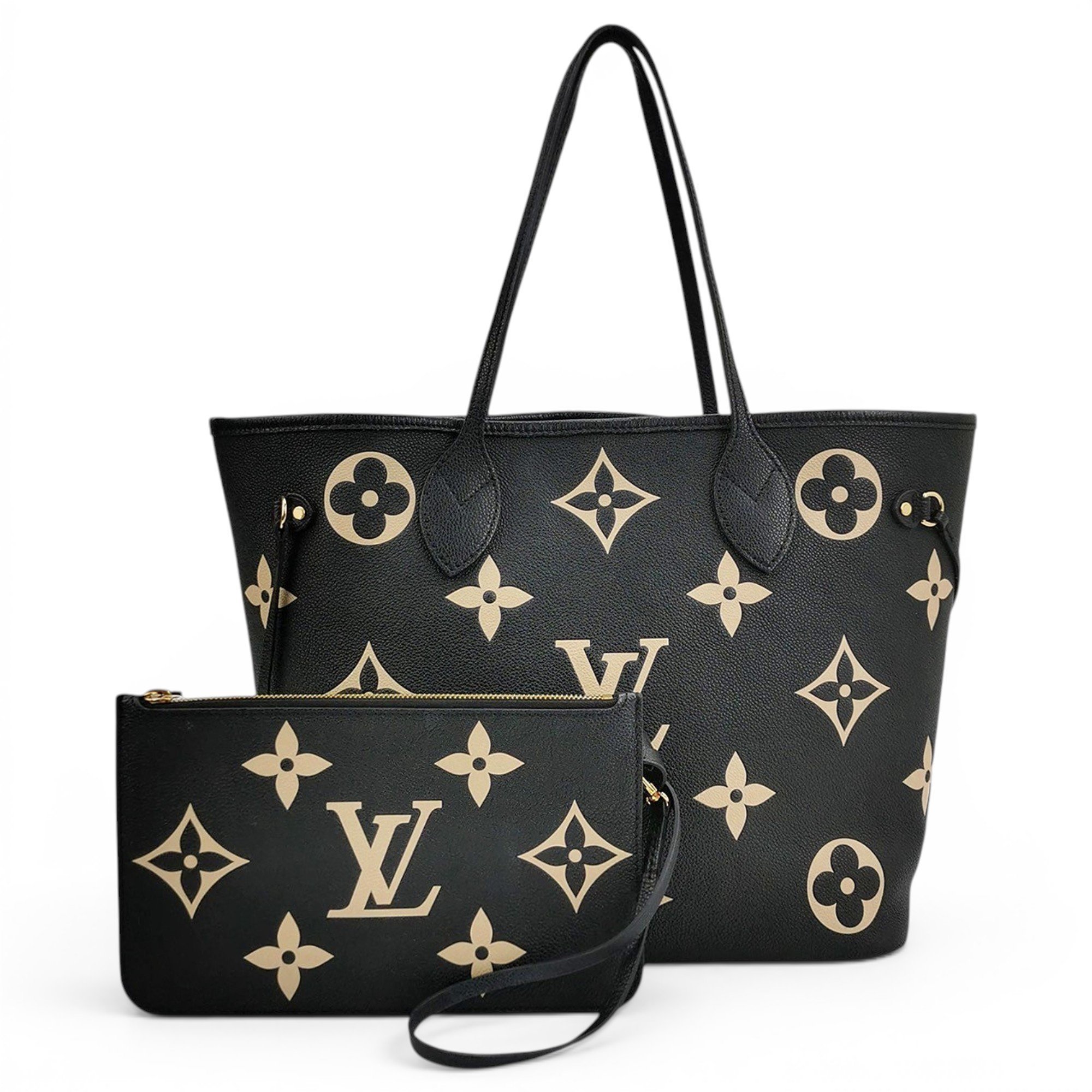 Neverfull leather tote