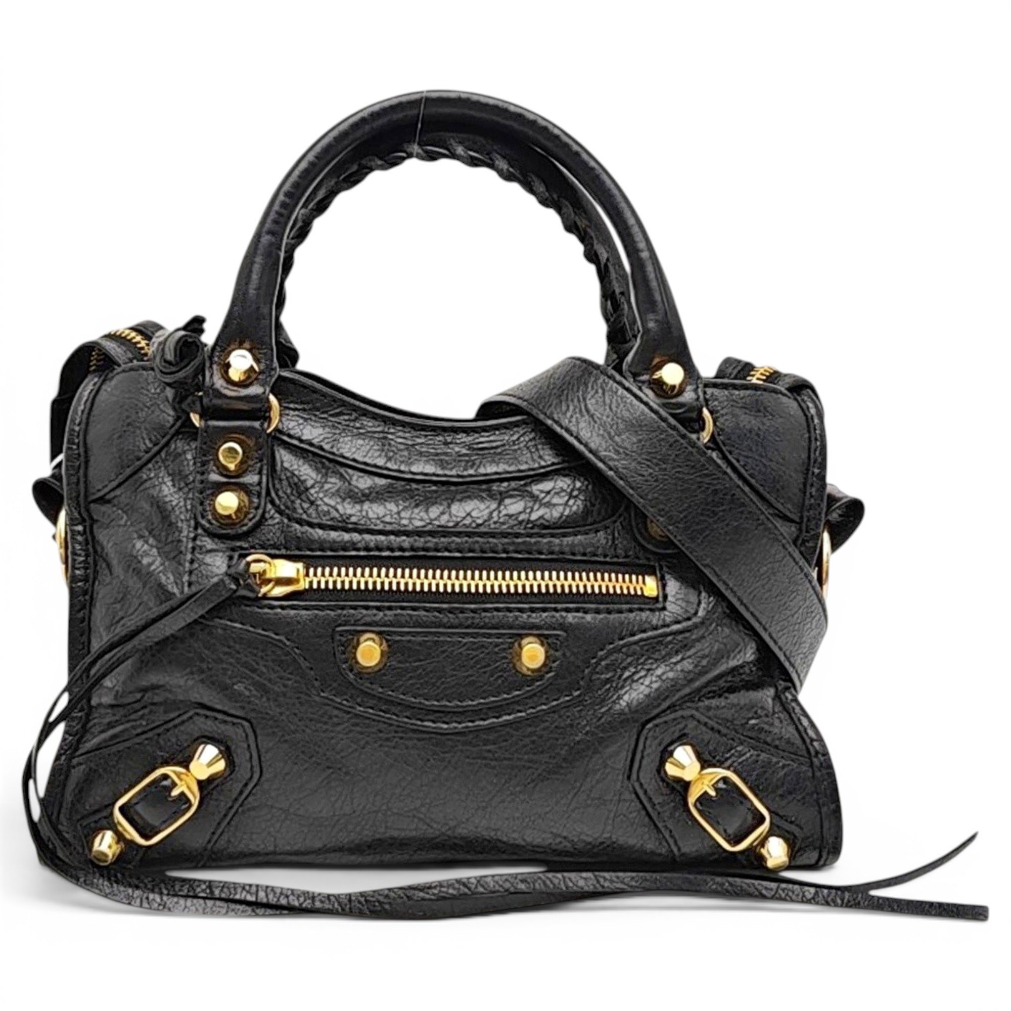 Leather handbag
