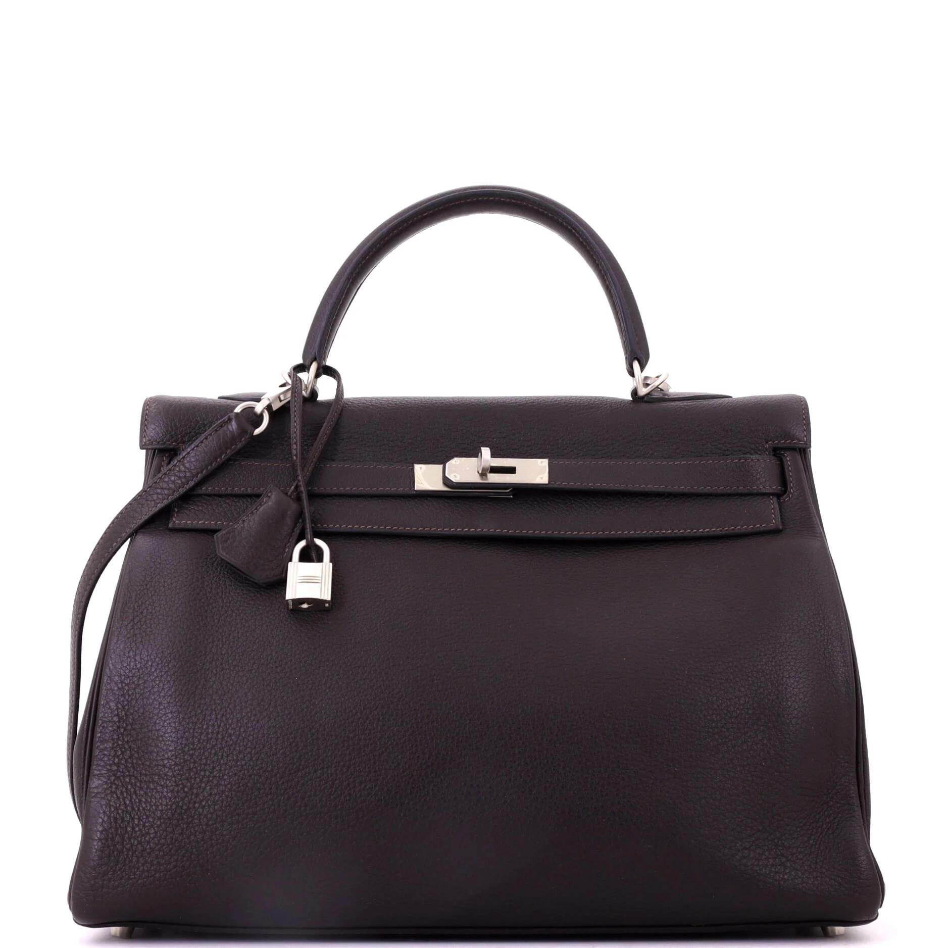 Kelly 35 leather handbag