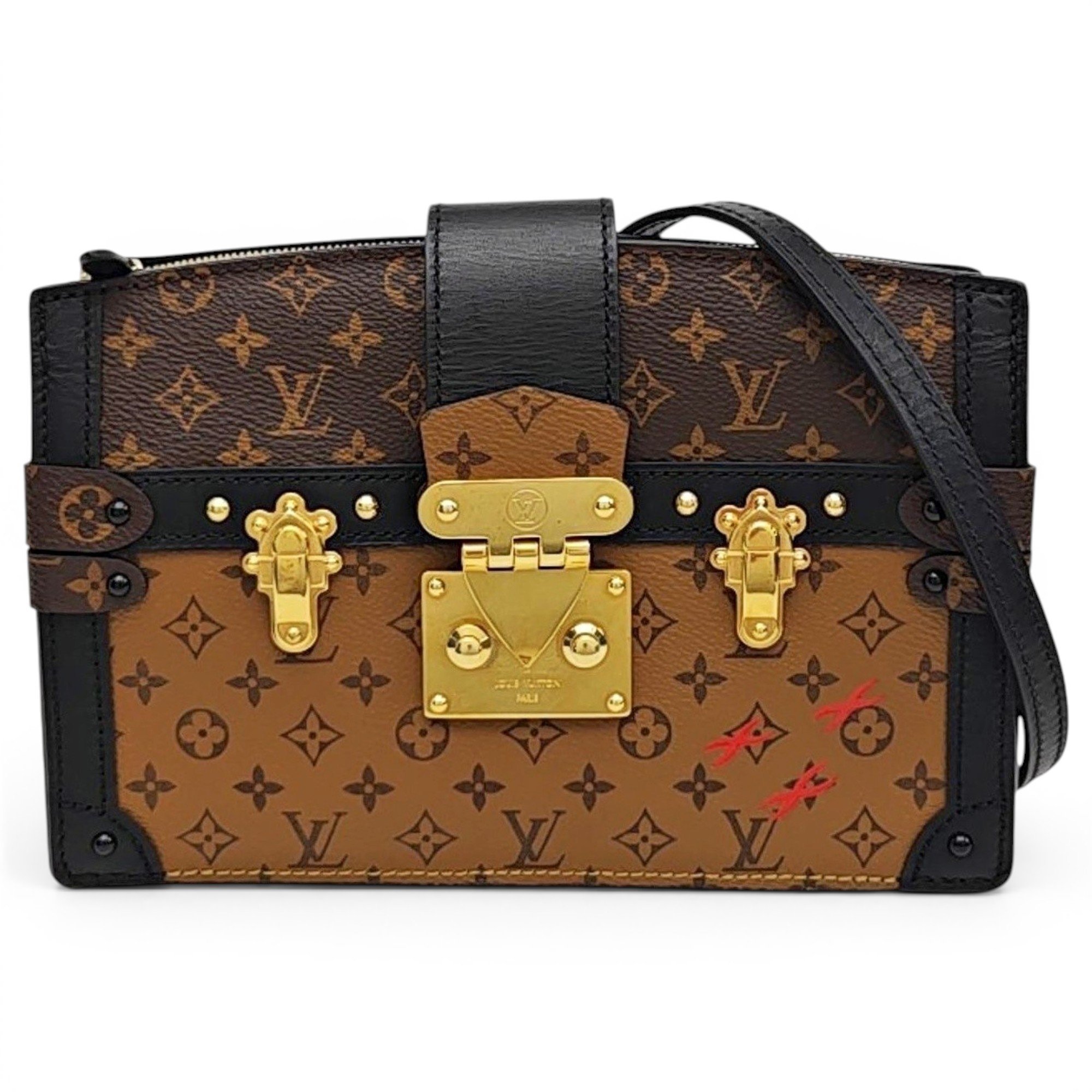 City Trunk leather handbag
