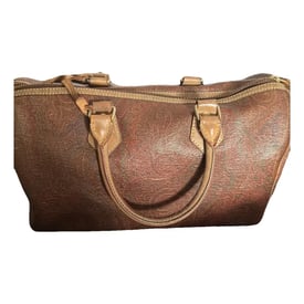 Etro Leather bowling bag