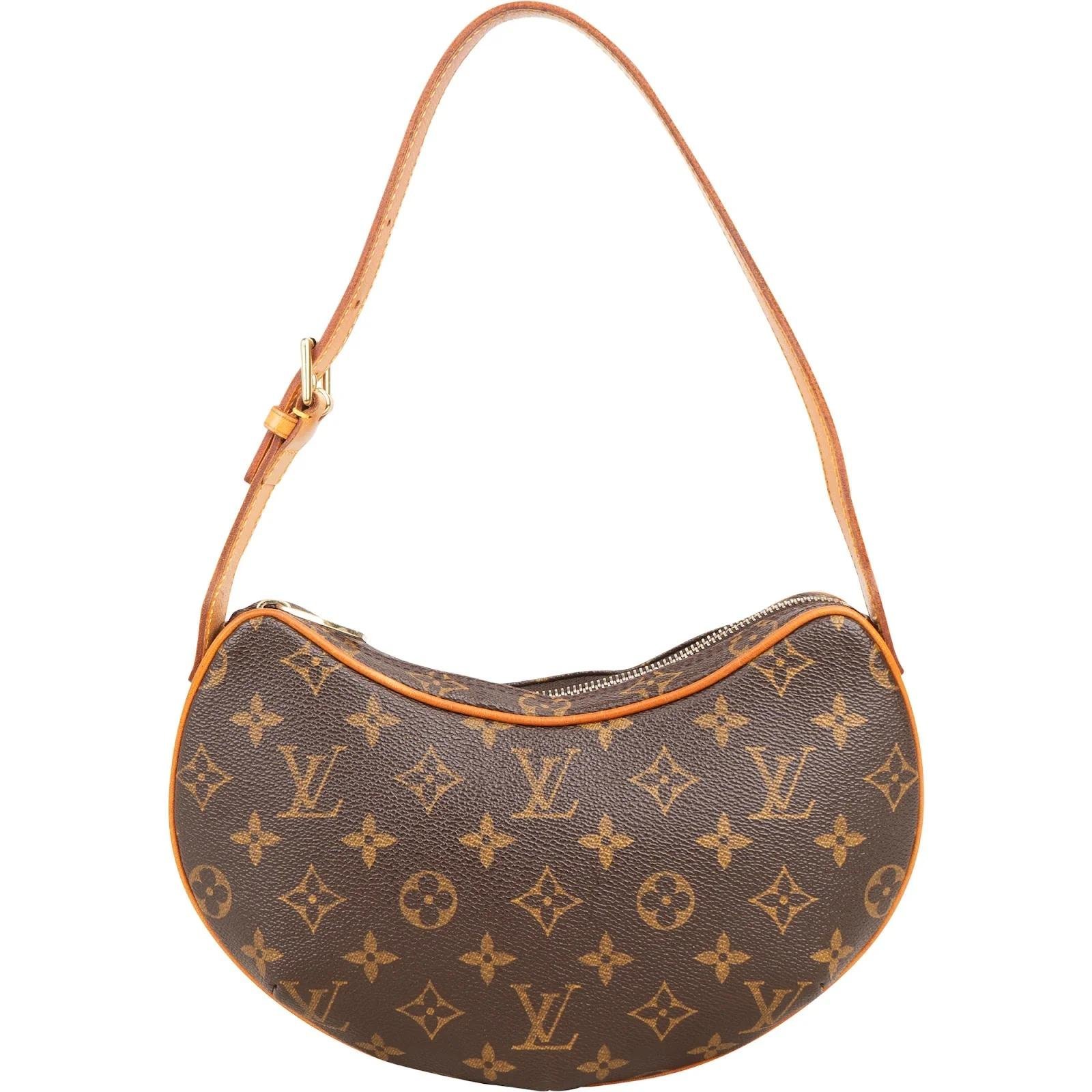 Croissant leather handbag