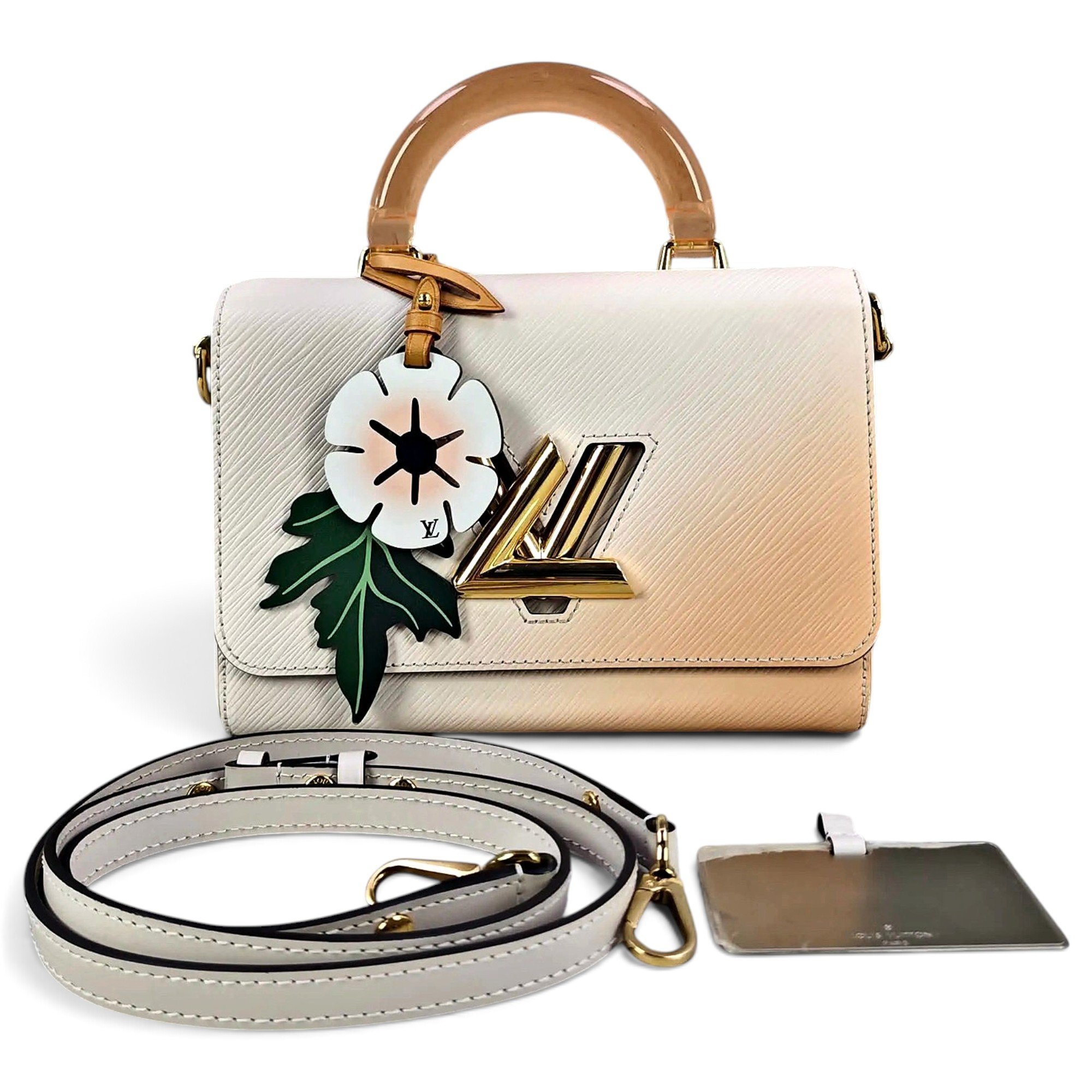 Twist One Handle leather handbag