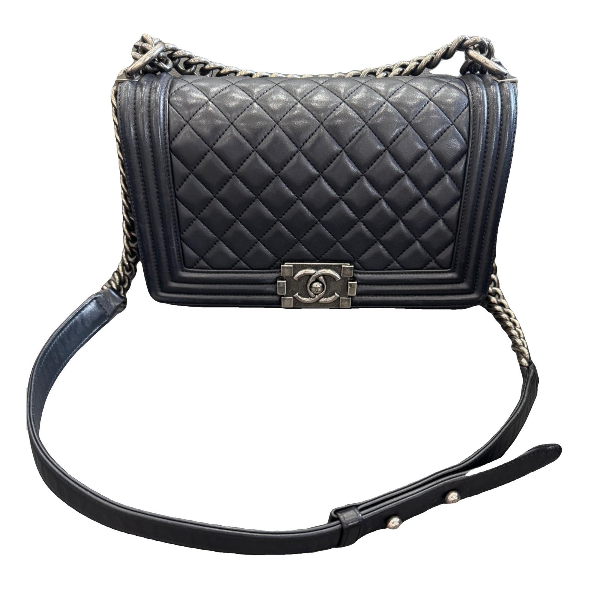 Boy leather crossbody bag