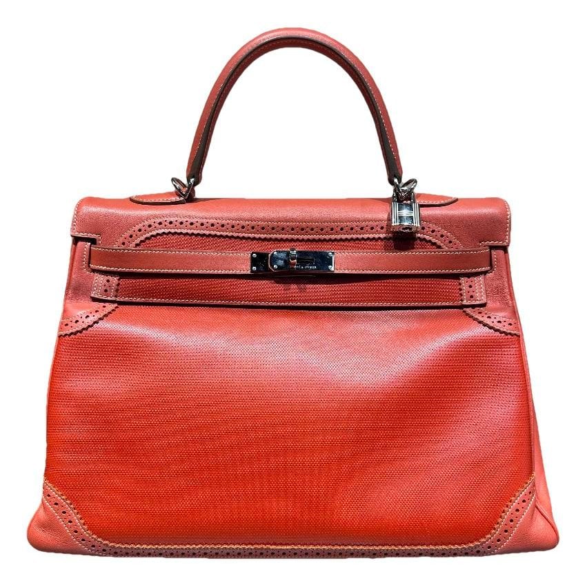 Kelly 32 leather handbag