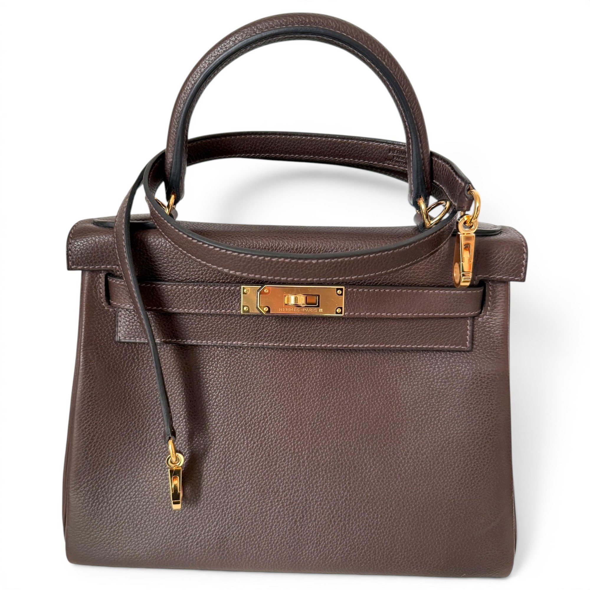 Kelly 28 leather handbag
