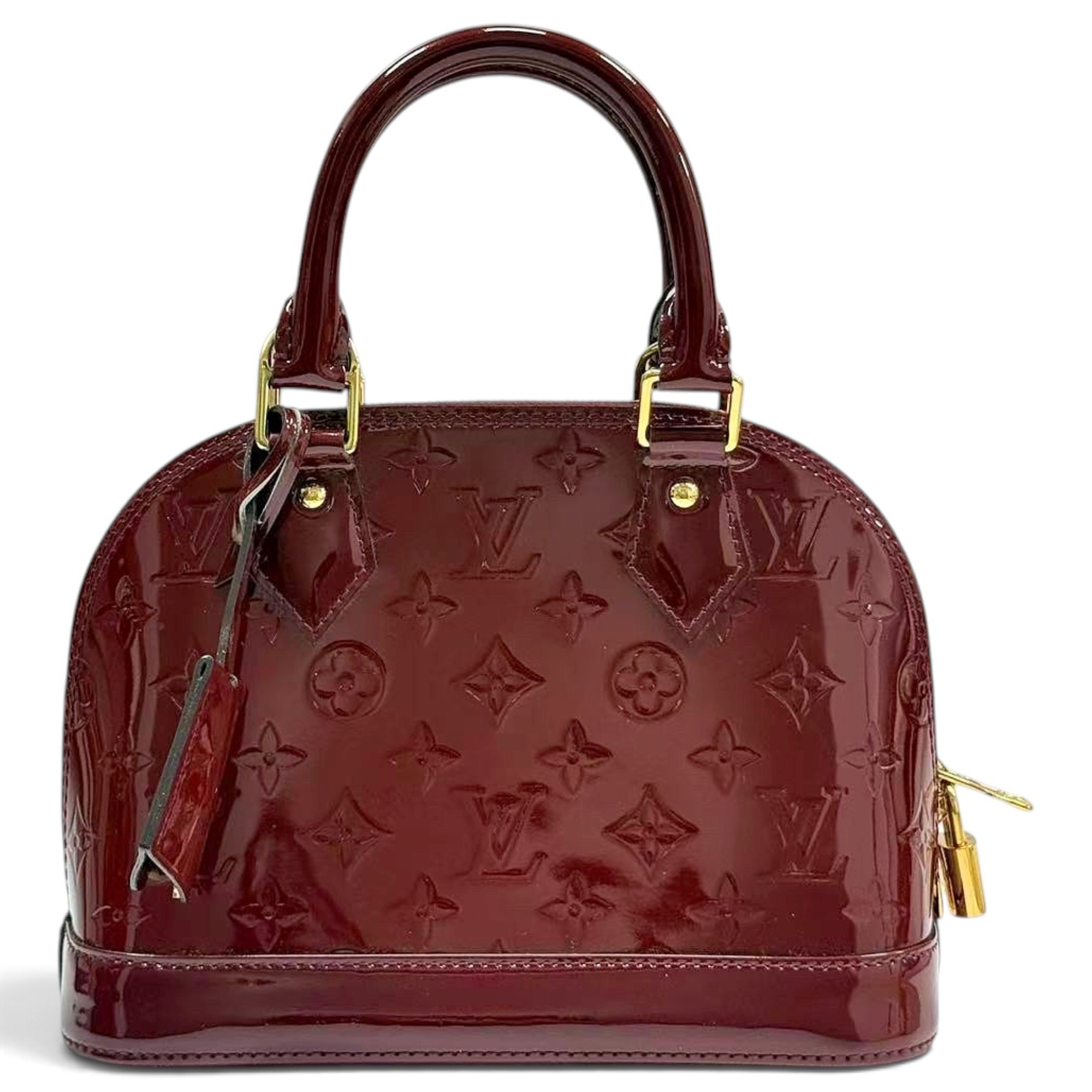 Alma BB patent leather handbag