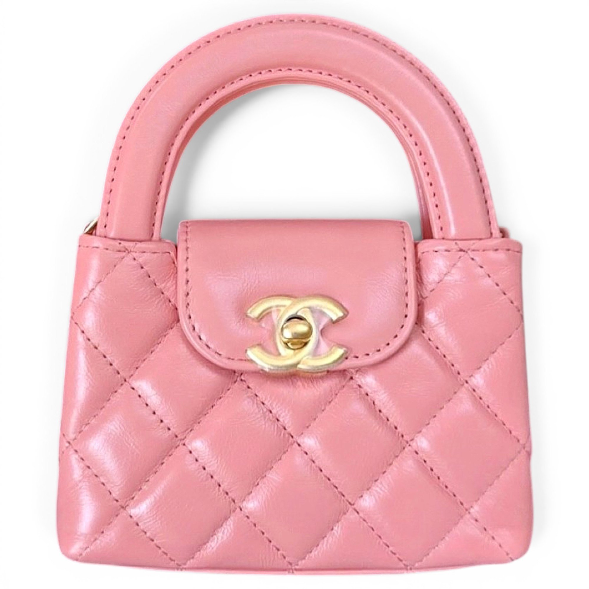 Mini Shopping leather handbag