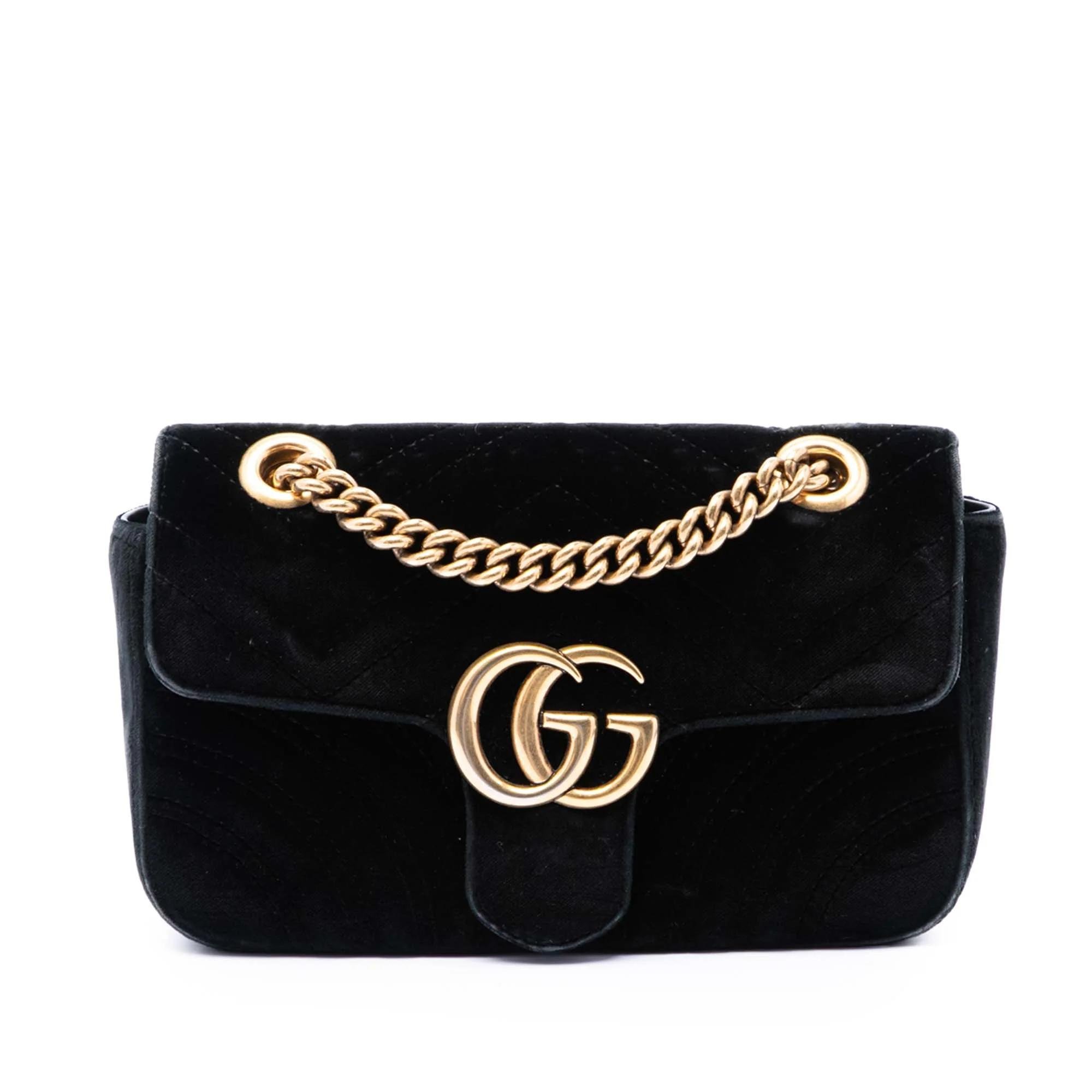 GG Marmont velvet handbag
