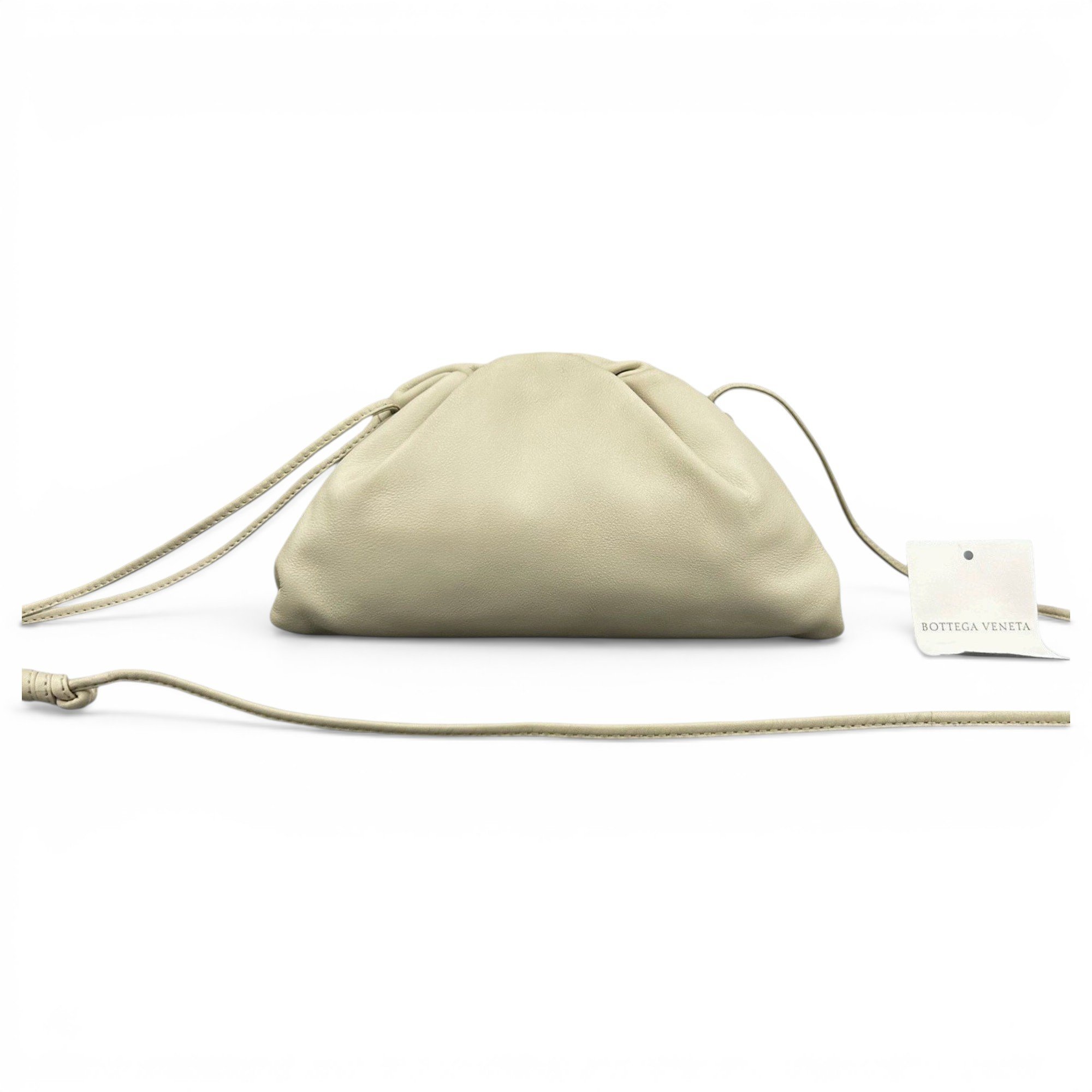 Pouch leather handbag